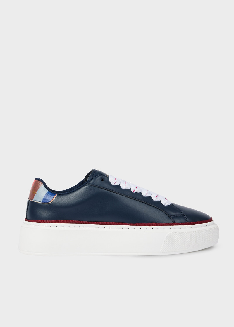 Women's Dark Navy 'Guppy' Platform Trainers - 1
