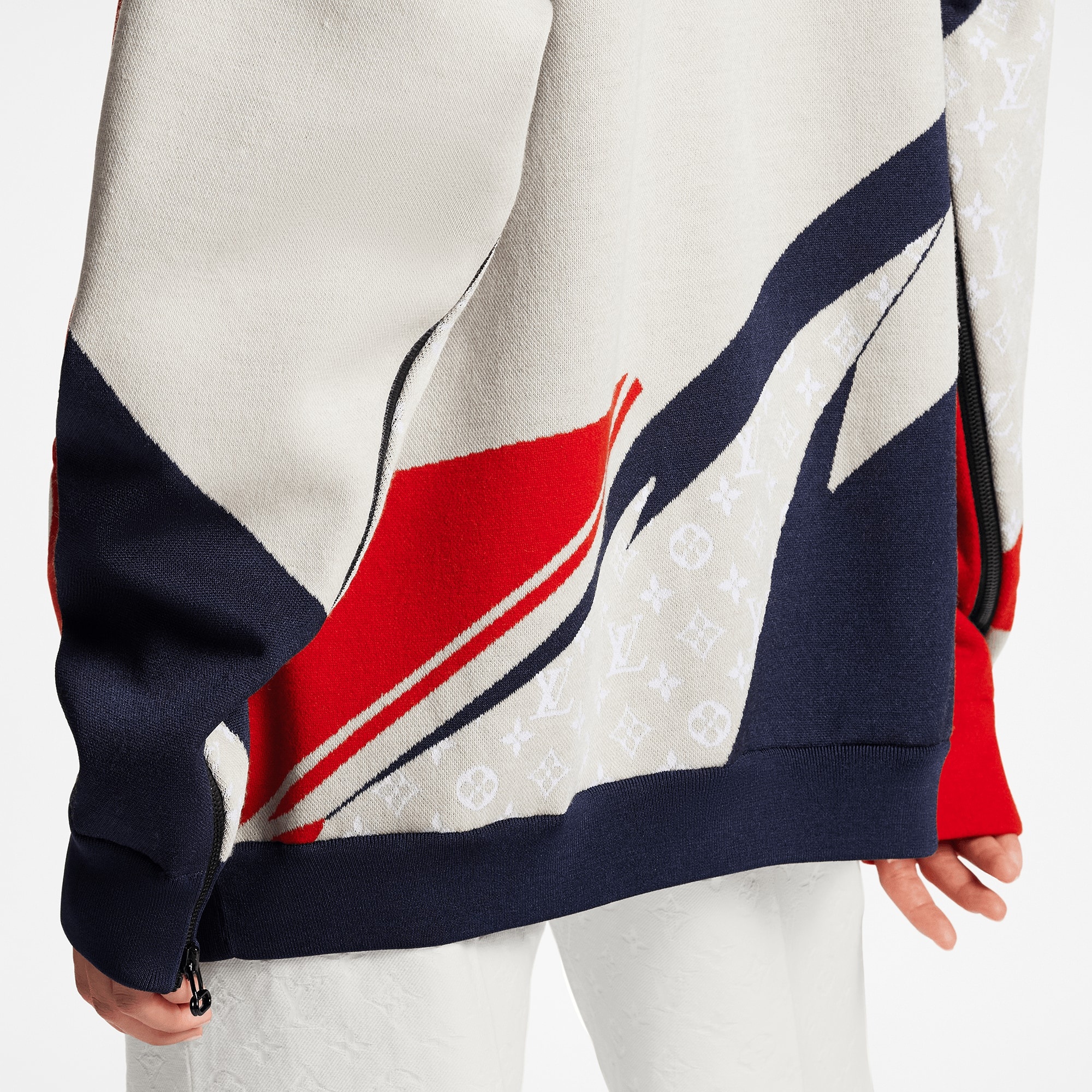 Louis Vuitton Lvse Damier Signature Zip-Through Cardigan