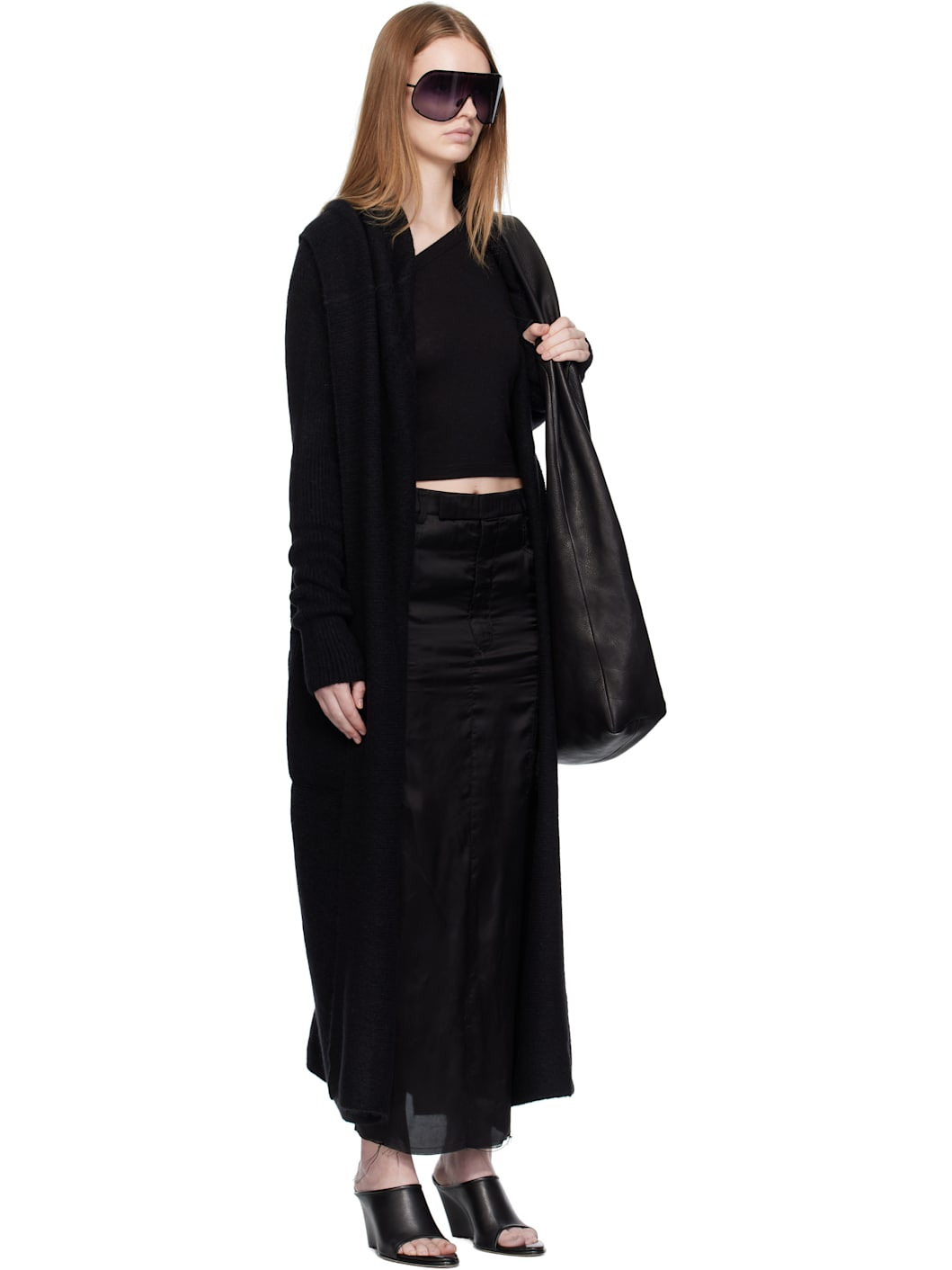 Black Concordians Long Cardigan - 2