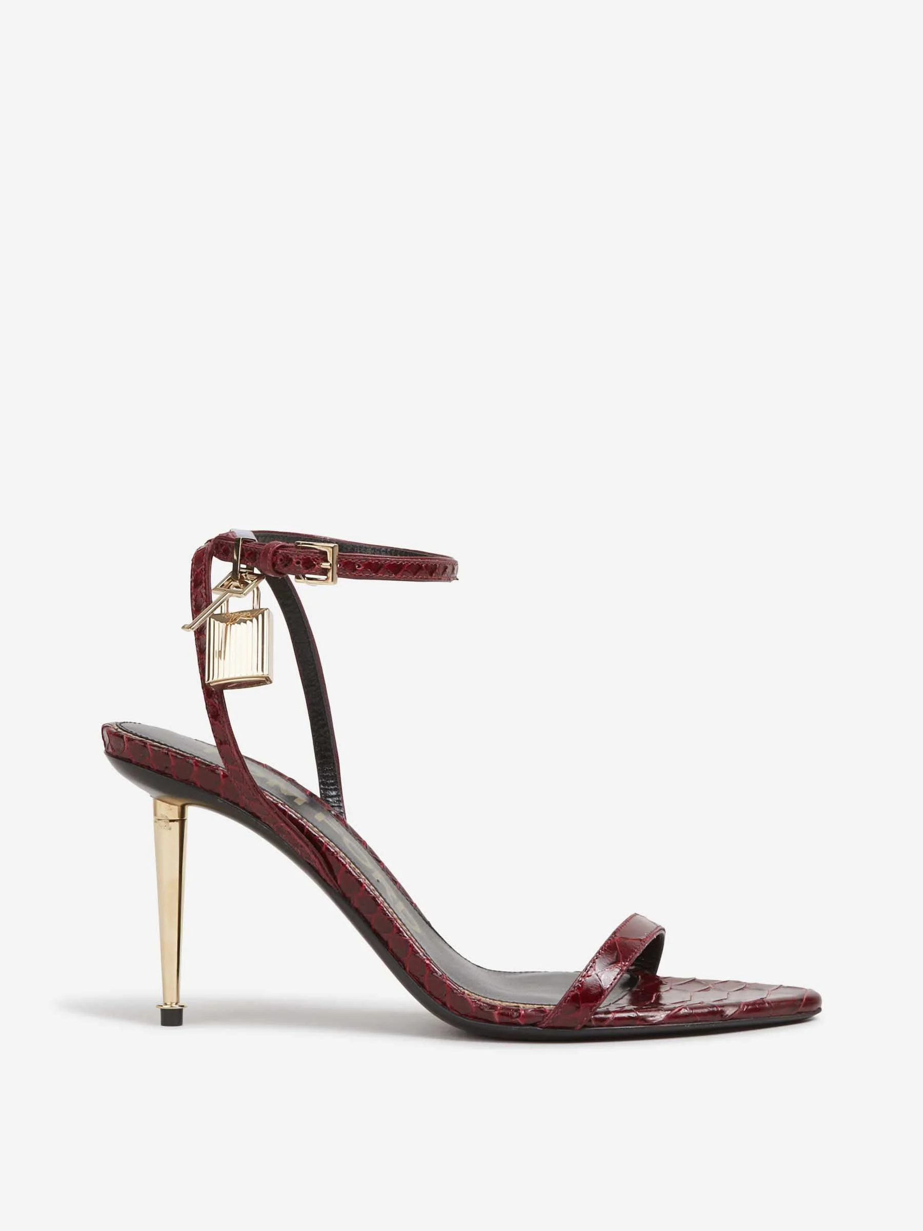PADLOCK HEEL SANDALS - 1