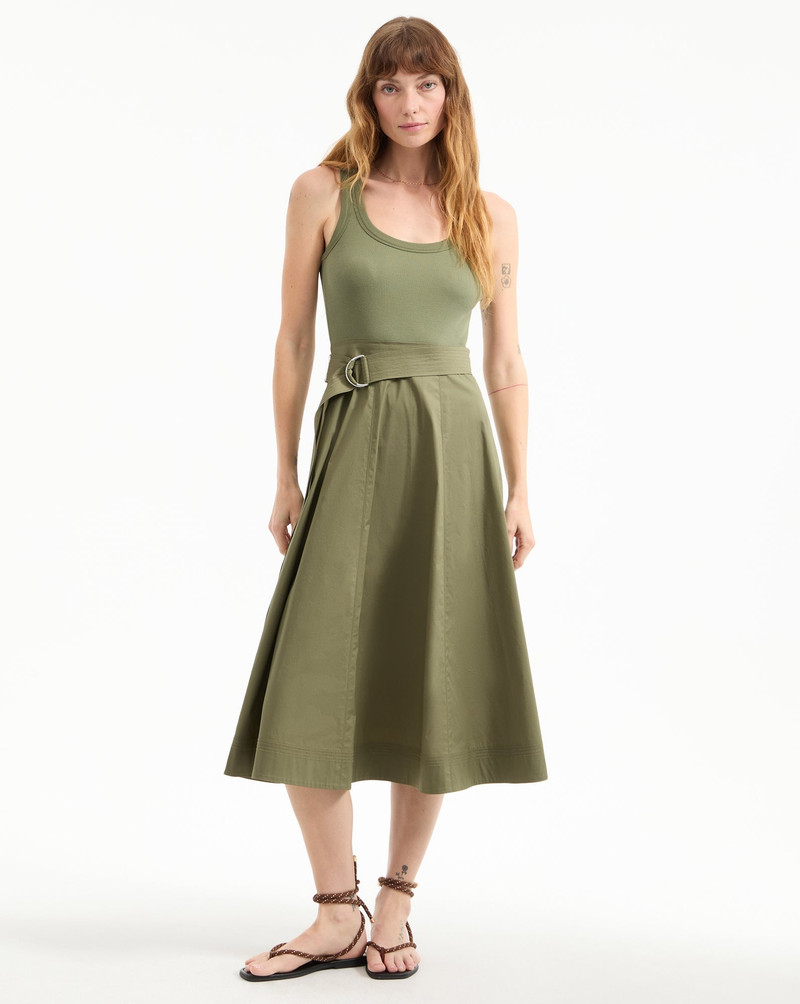 VERONICA BEARD ENNIS MIXED-MEDIA DRESS outlook