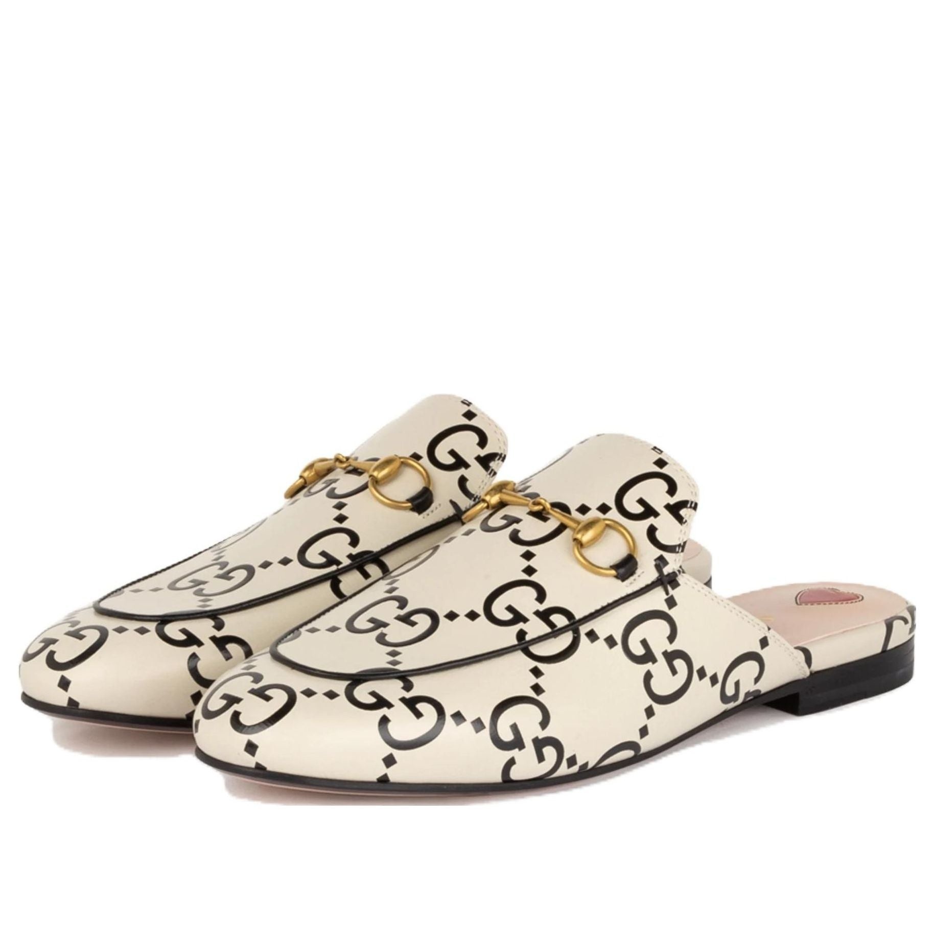 (WMNS) Gucci Princetown GG Debossed Leather Slipper 'Black Nerd' 557730-UGM30-9180 - 2
