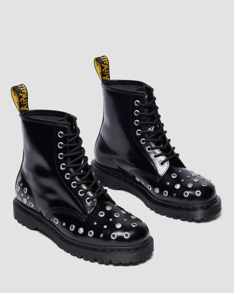 1460 Studded Buttero Leather Boots 8