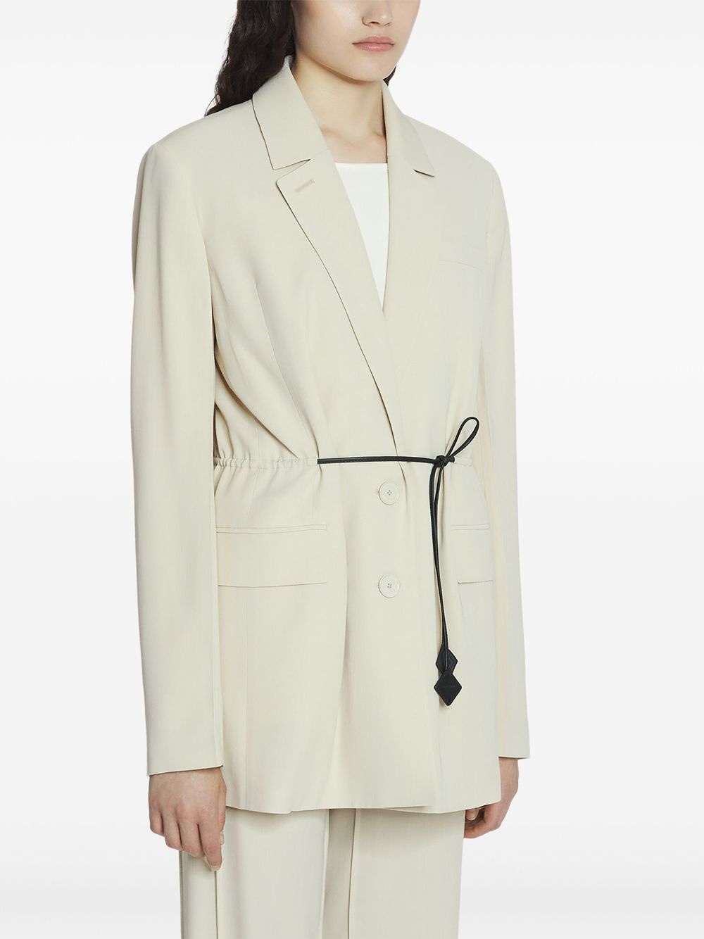 virgin wool blazer - 3