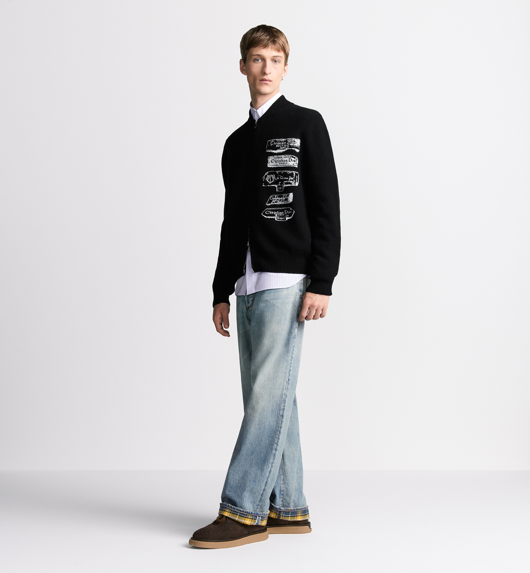 Heritage Jeans with Checkered Interior - 3