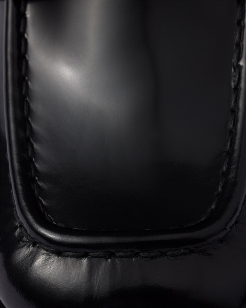 Brushed leather loafers 6