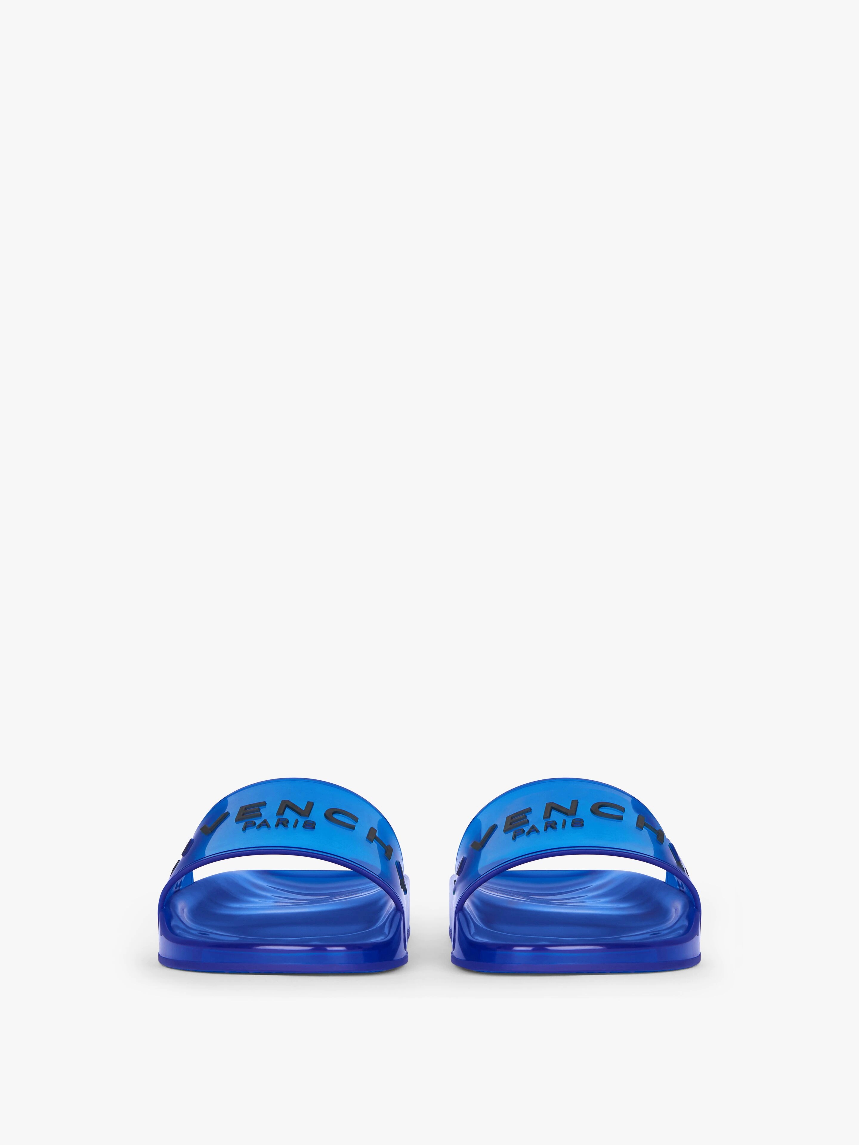 GIVENCHY PARIS FLAT SANDALS IN TRANSPARENT RUBBER - 2