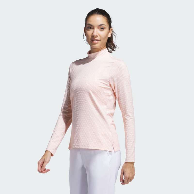 adidas Beyond Two-Tone Mesh Mock Shirt outlook