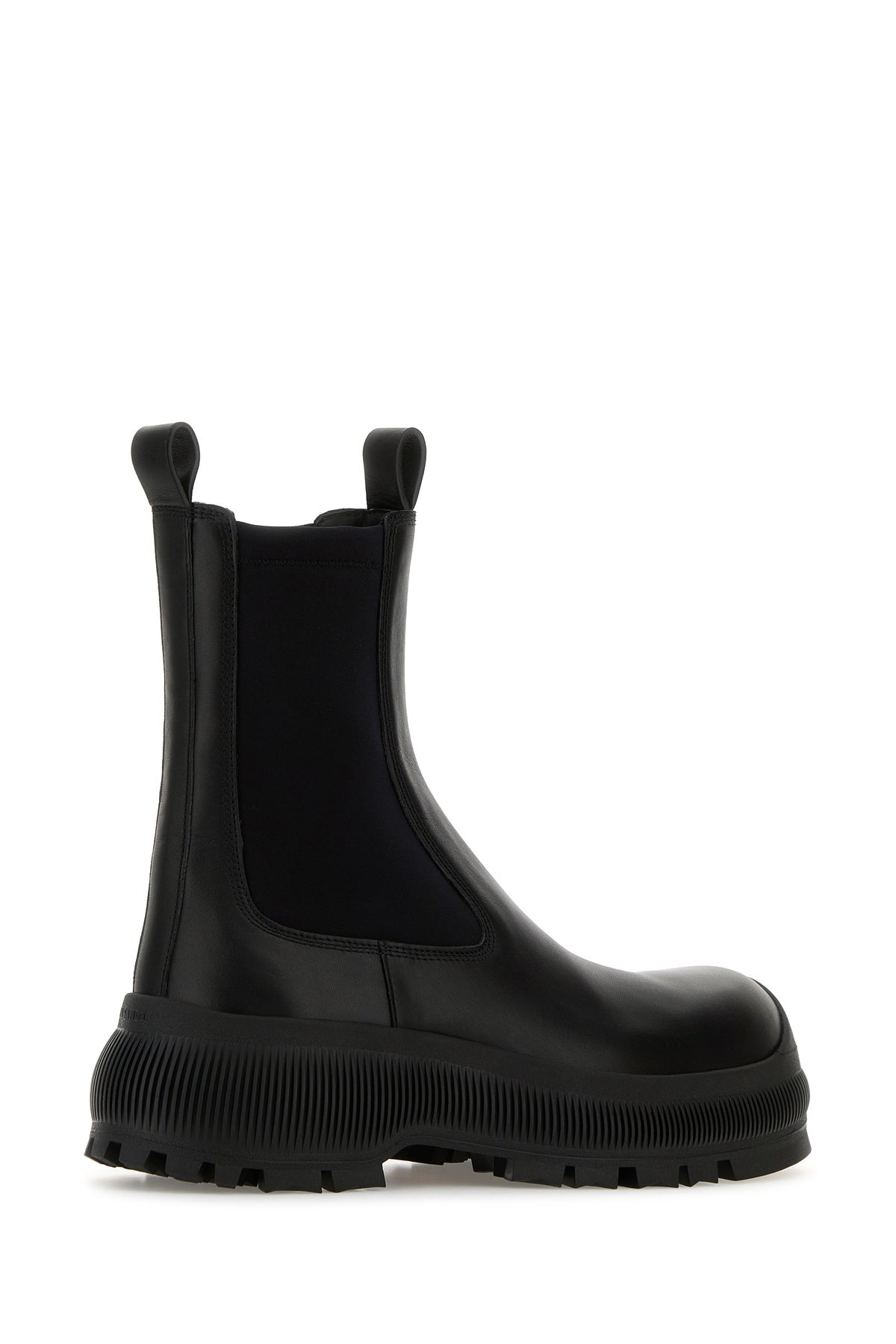 Black leather Chelsea ankle boots - 3