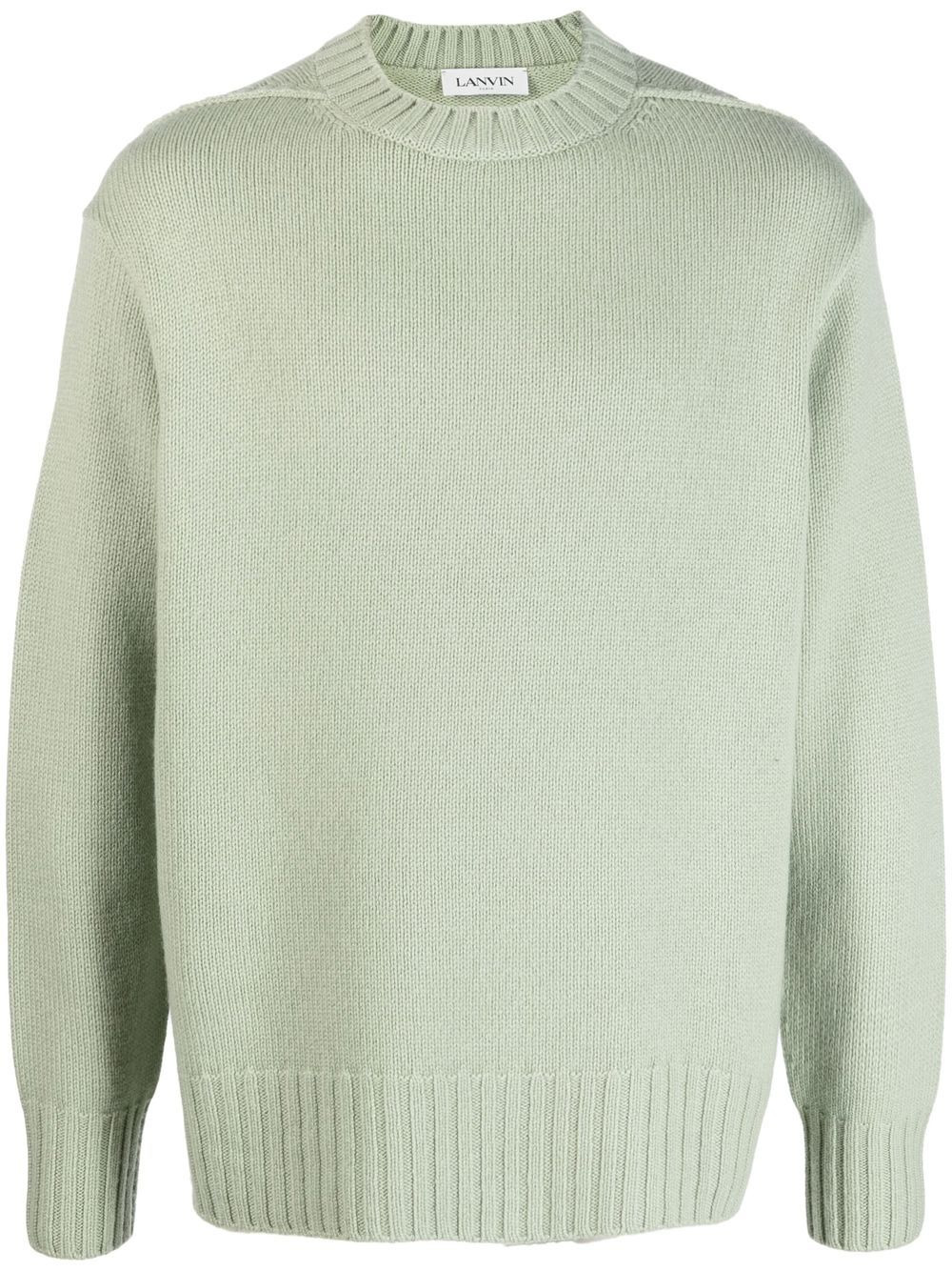 crew-neck cashmere jumper - 1