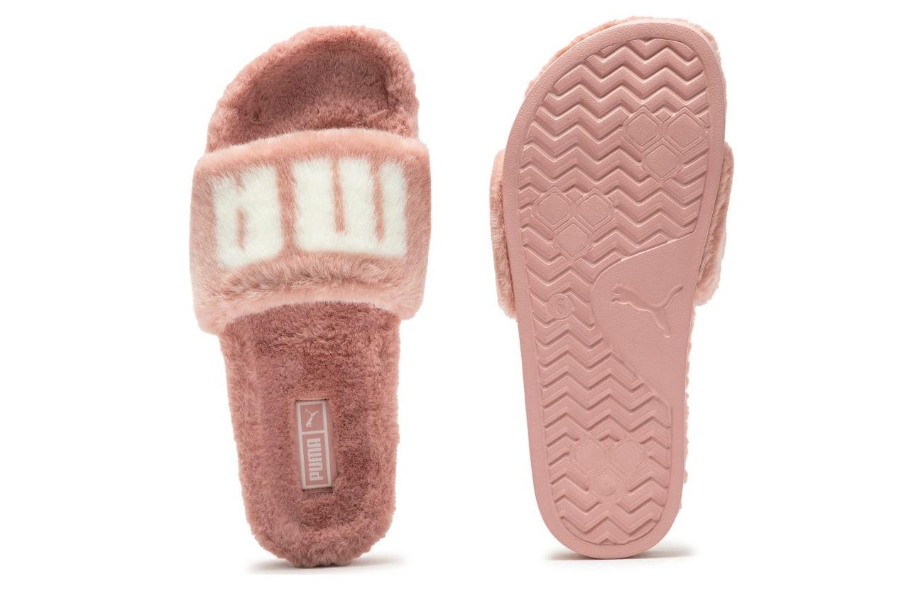 (WMNS) PUMA Leadcat 2.0 Fuzz Slides 'Carnation Pink' 387313-11 - 4