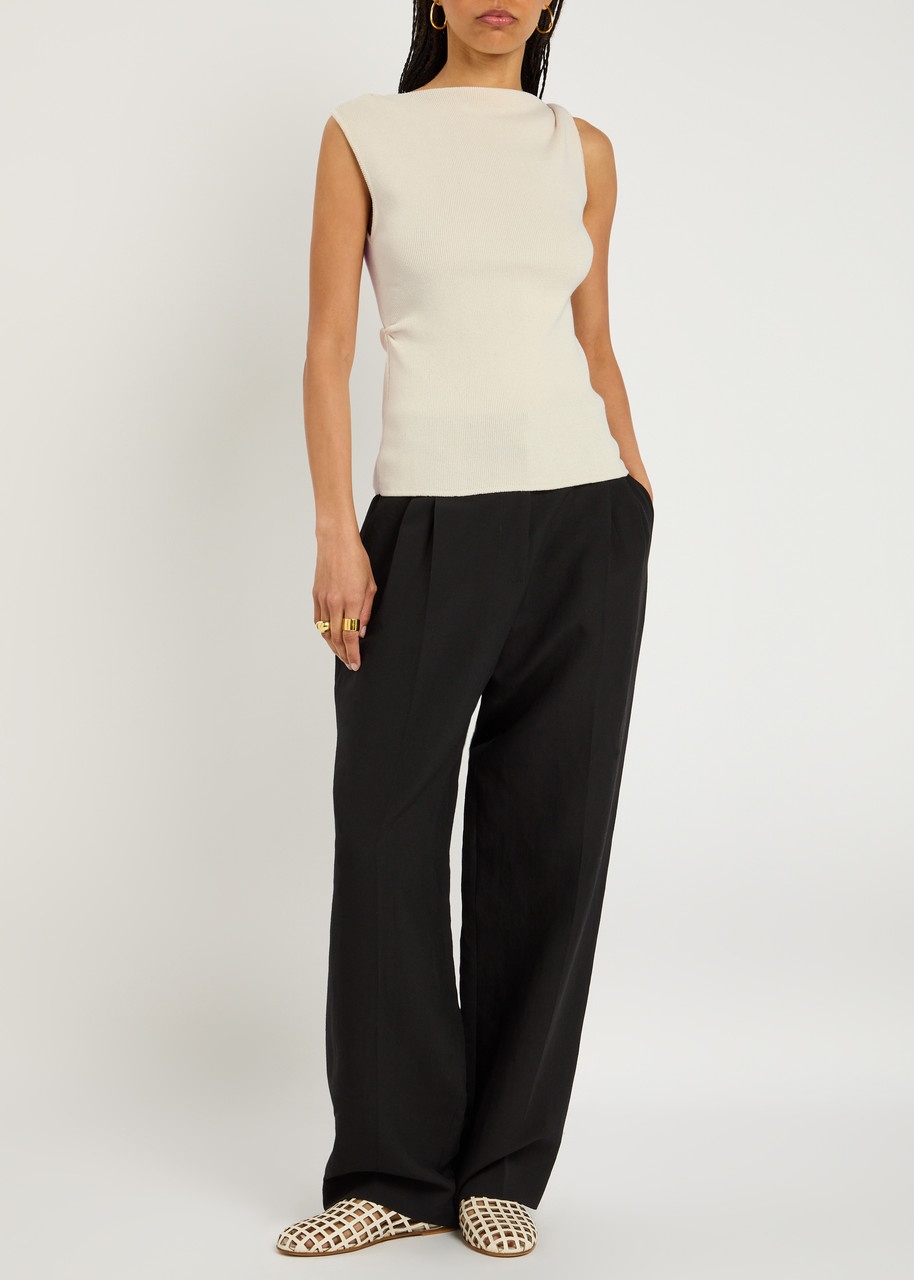 Almada Label Ami Off-the-shoulder Knitted Tank - 4