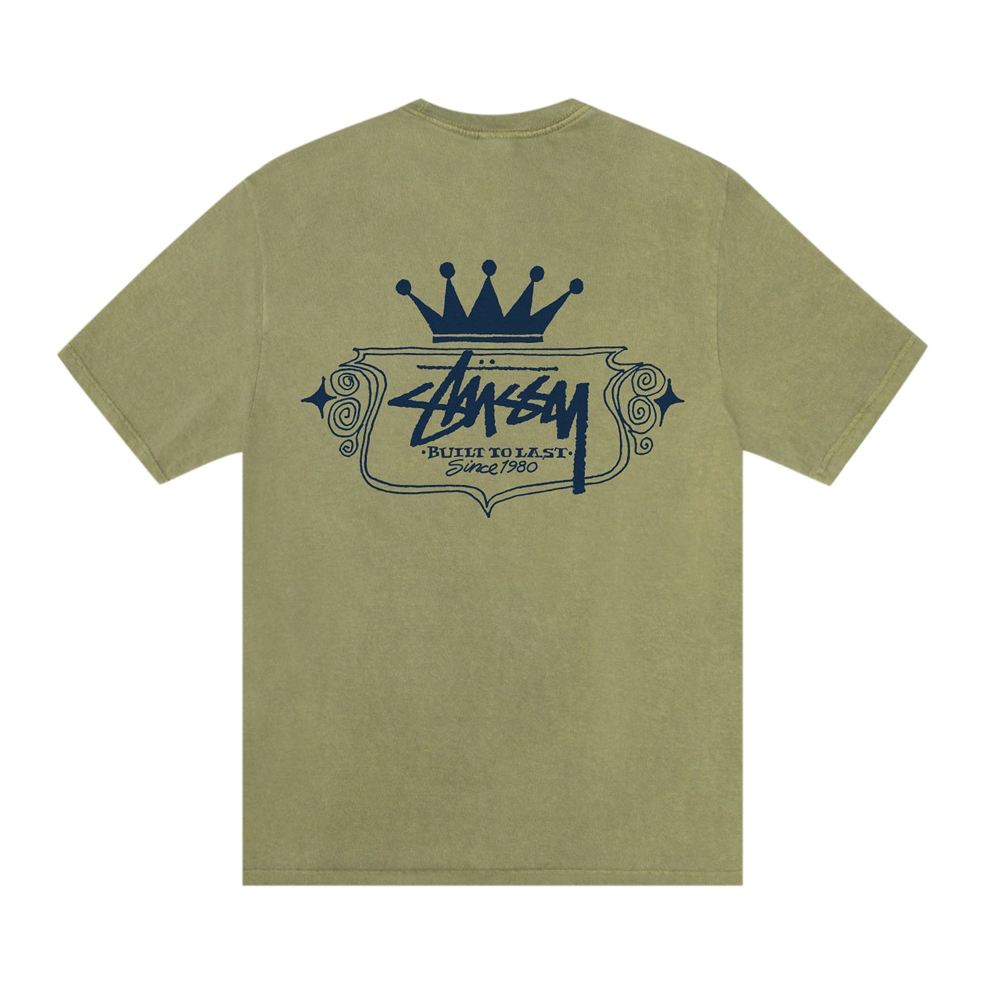 Stussy Built To Last Tee 'Olive' - 2