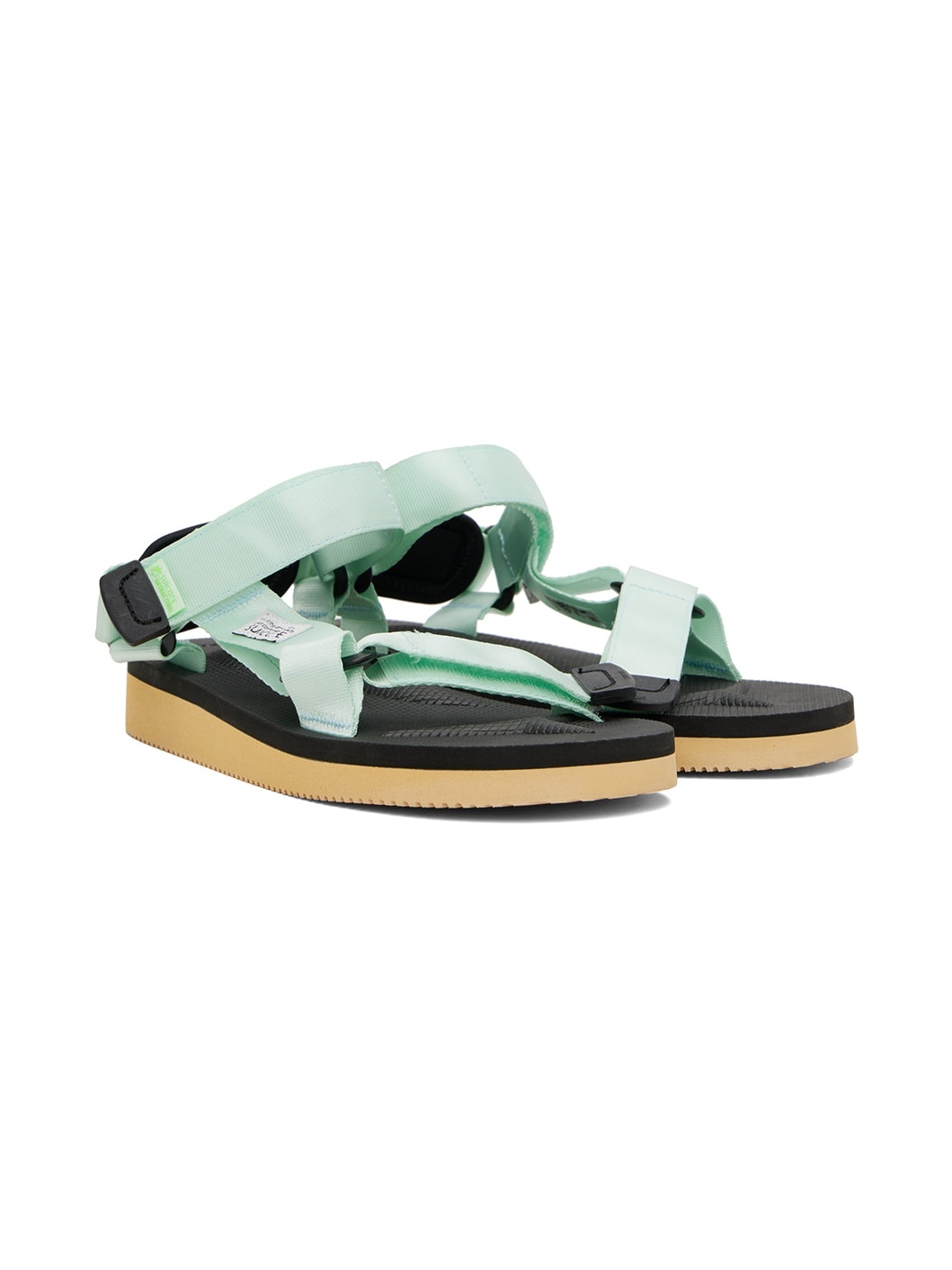 Green & Black DEPA-Cab Sandals - 4