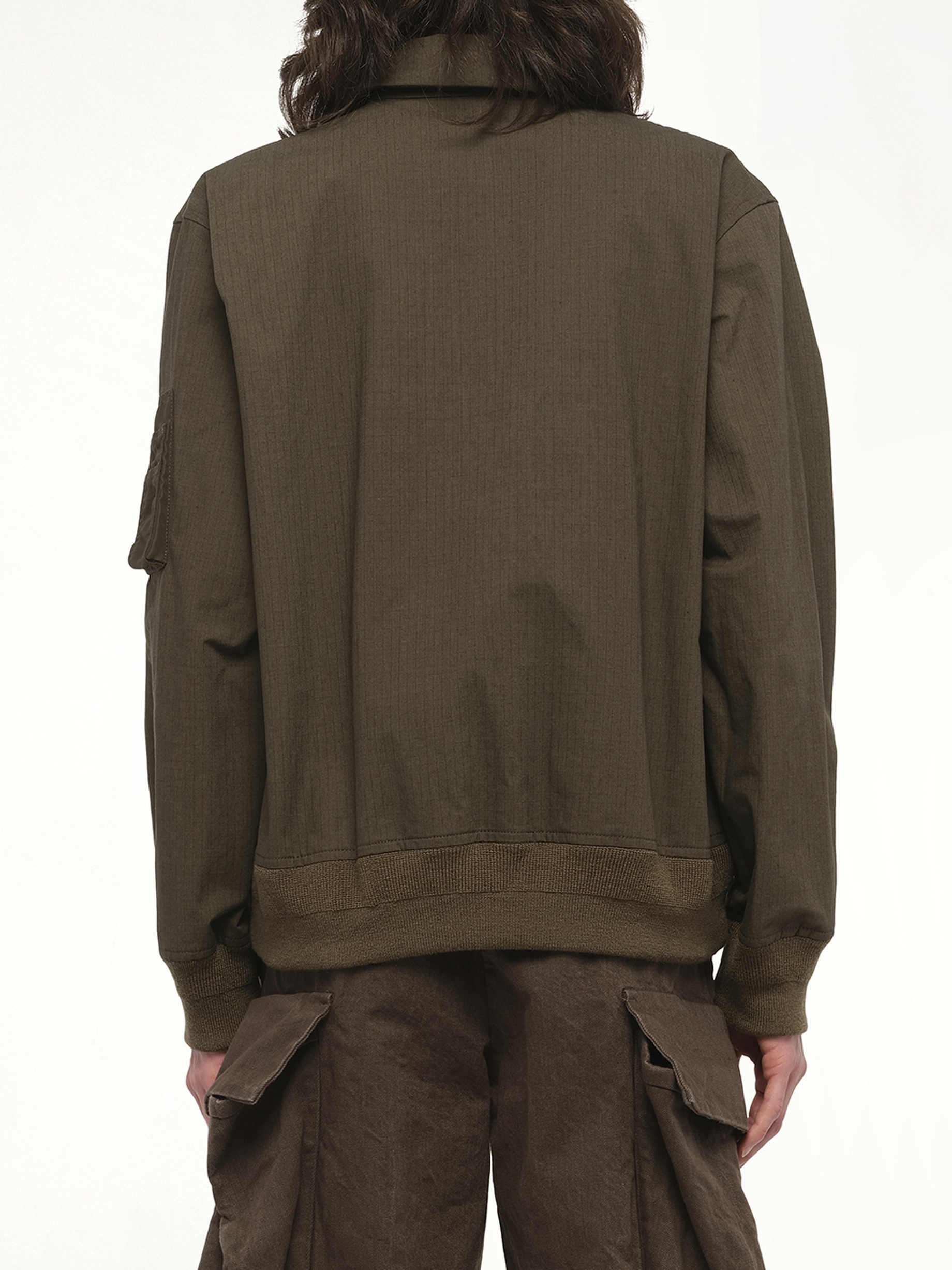 Rip Stop Blouson in Khaki - 6