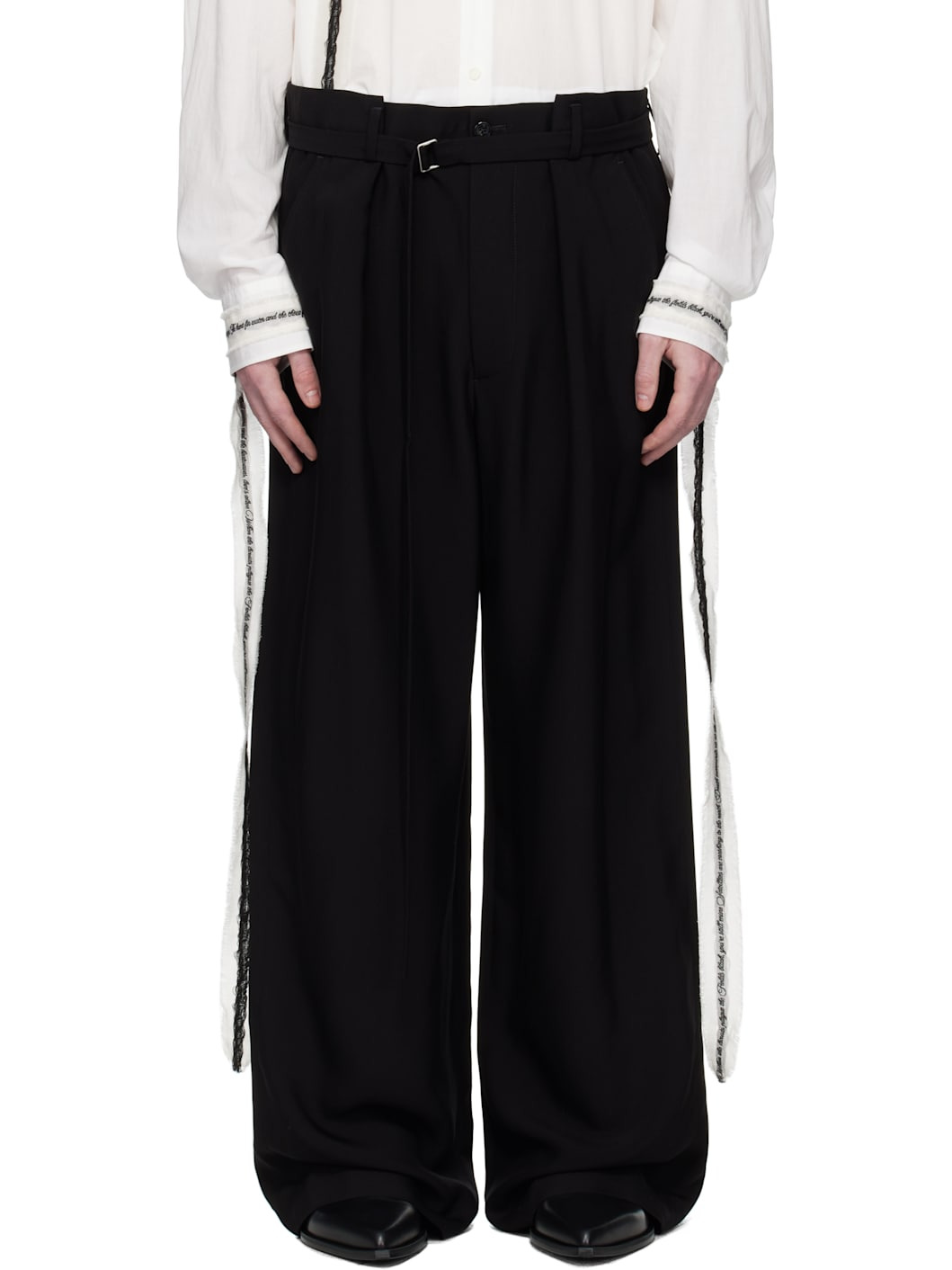 Black Finn High-Comfort Trousers - 1
