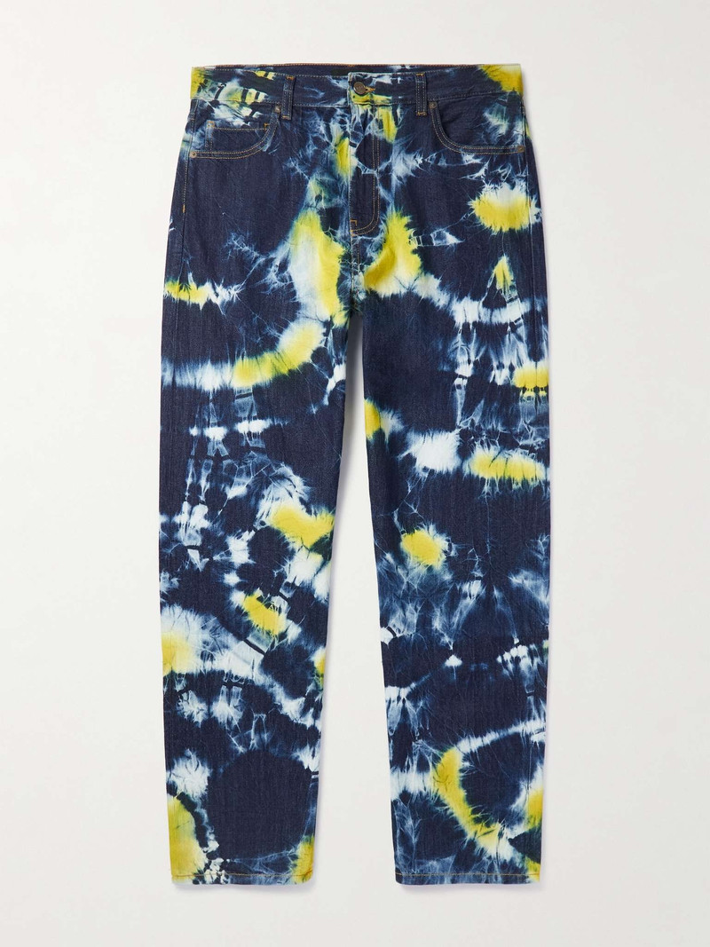 Moonrise Straight-Leg Tie-Dyed Jeans 1