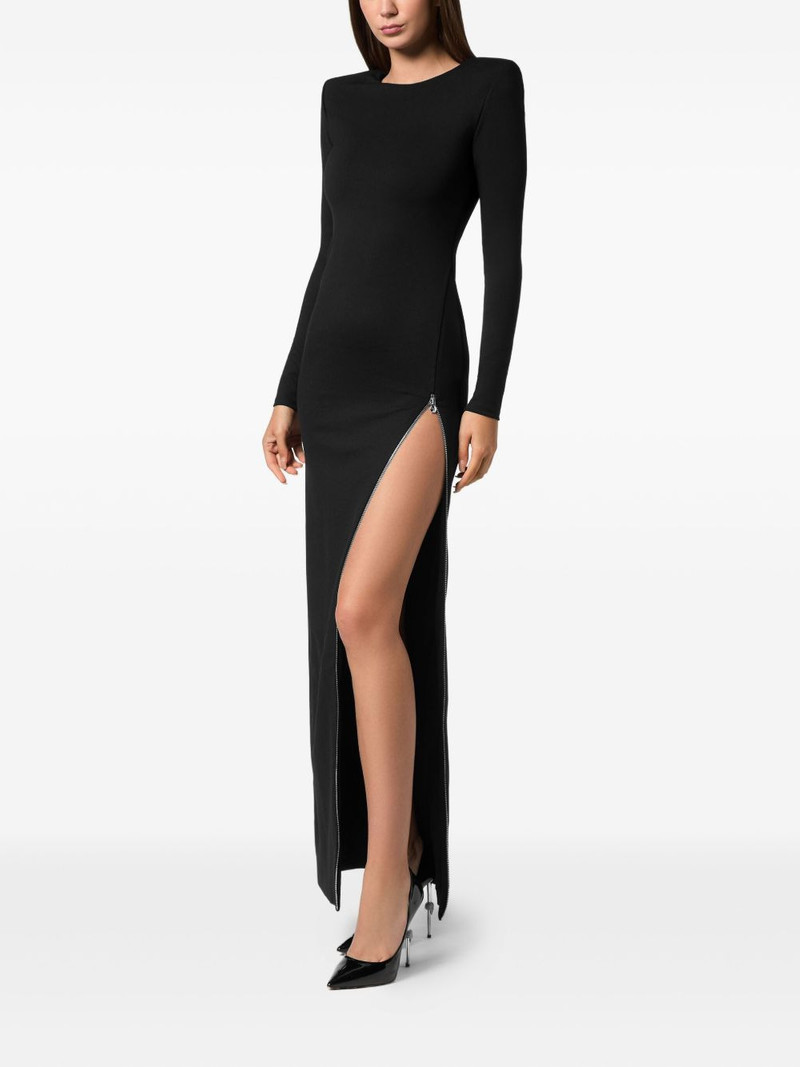 long-sleeve side-zip dress 3