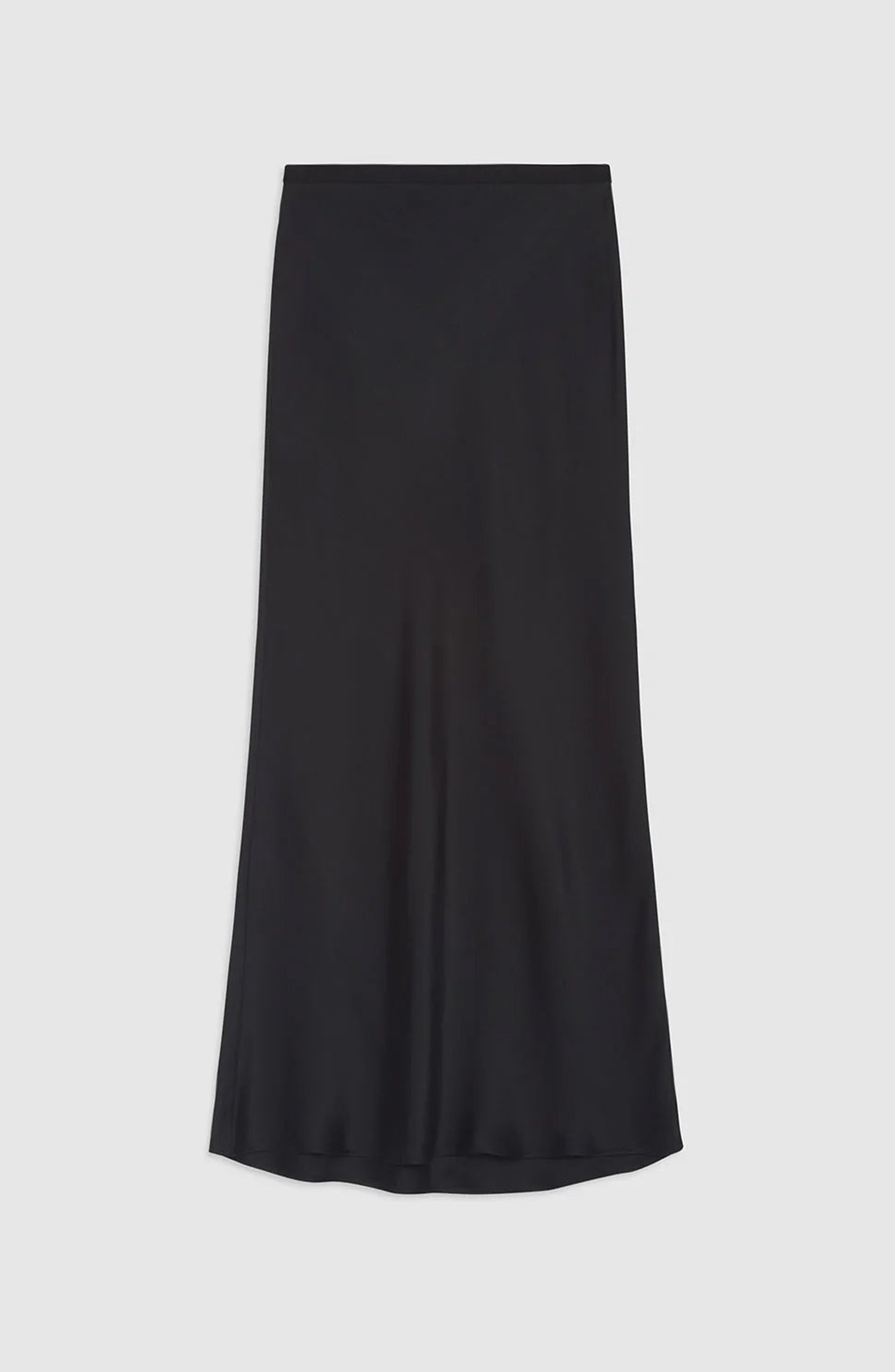 ANINE BING Bar Silk Skirt in Black at Nordstrom - 1