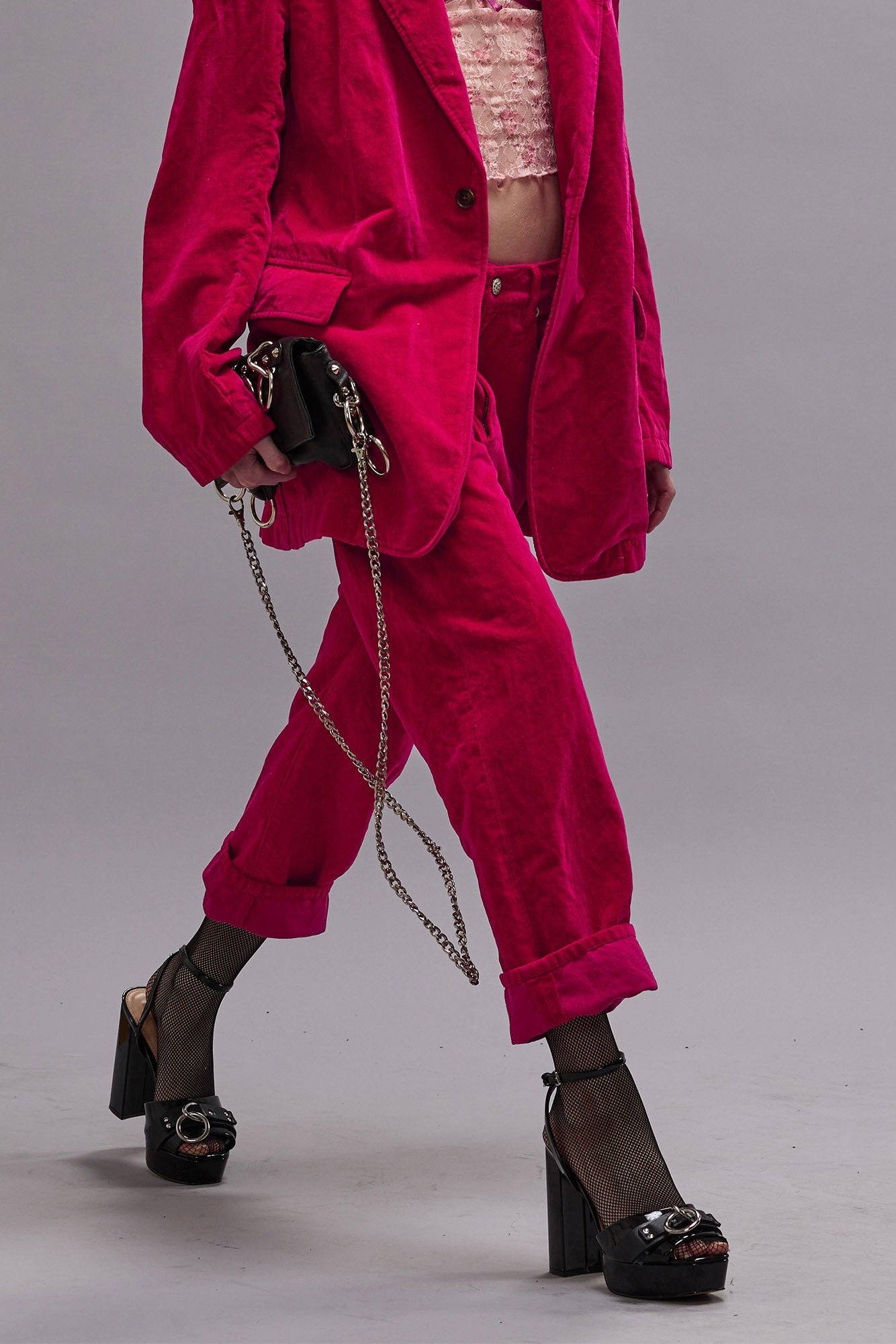 BOYFRIEND JEAN - RASPBERRY VELVET - R13 - 2