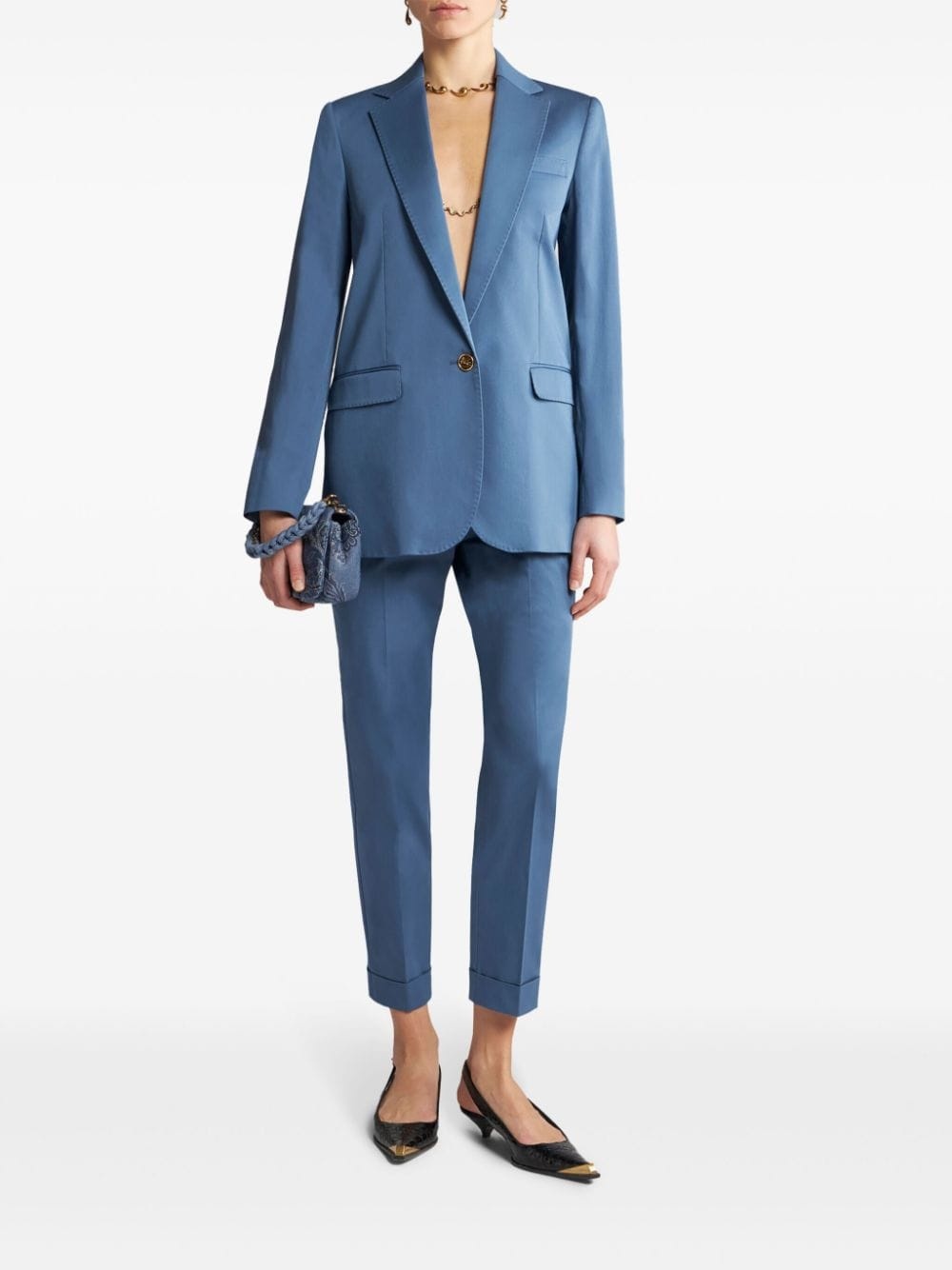 cropped tailored trousers - 2