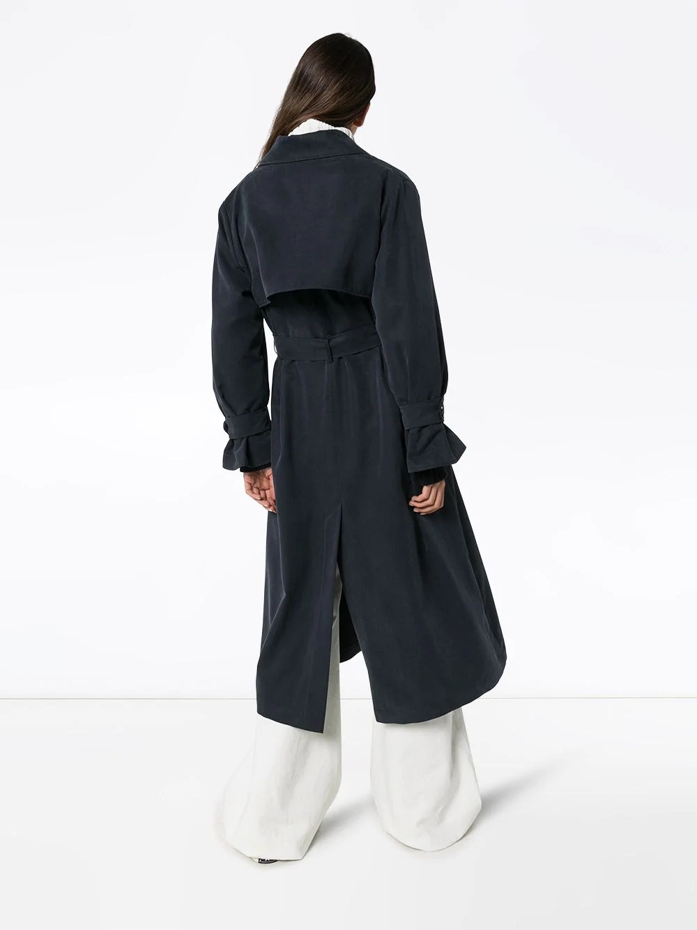 midi trench coat - 4