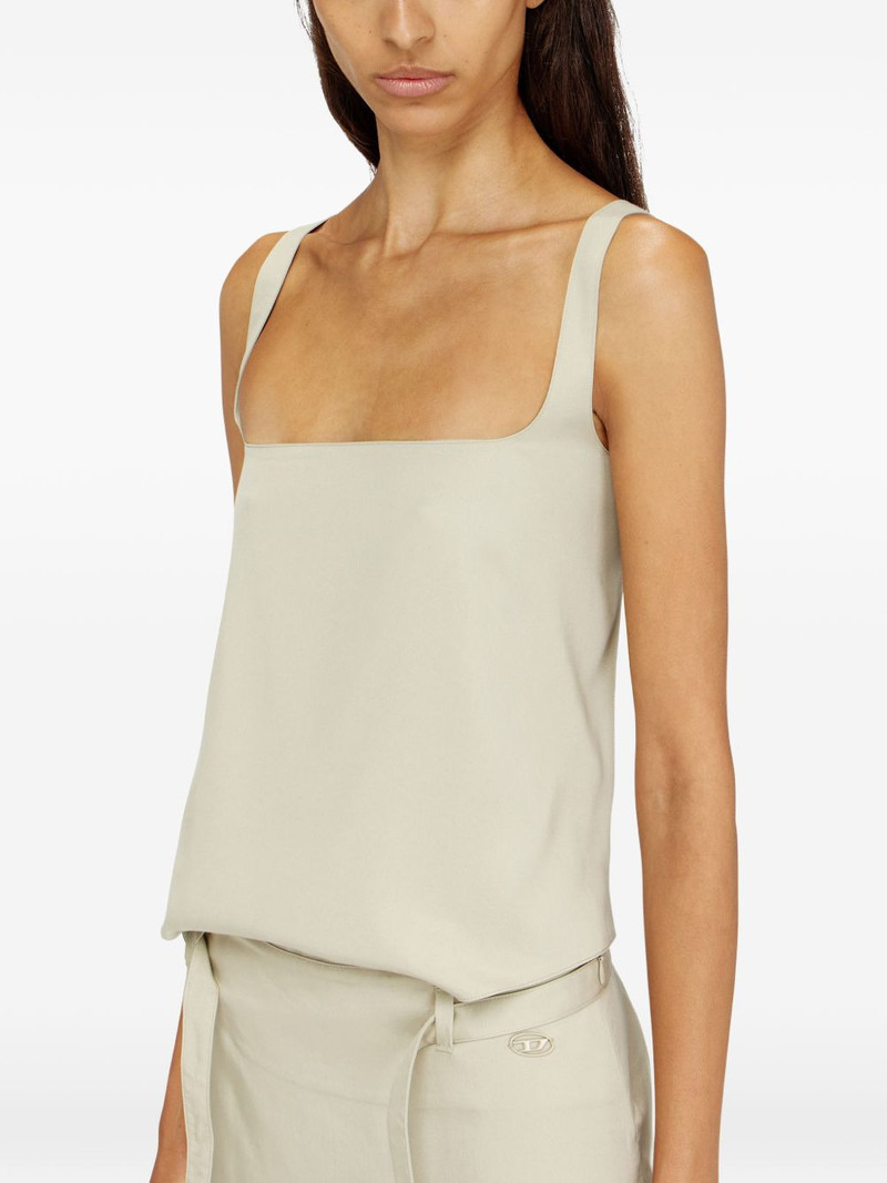 D-Sana square-neck tie-strap midi dress 4