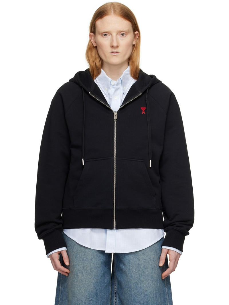 Black Ami de Cœur Hoodie 1