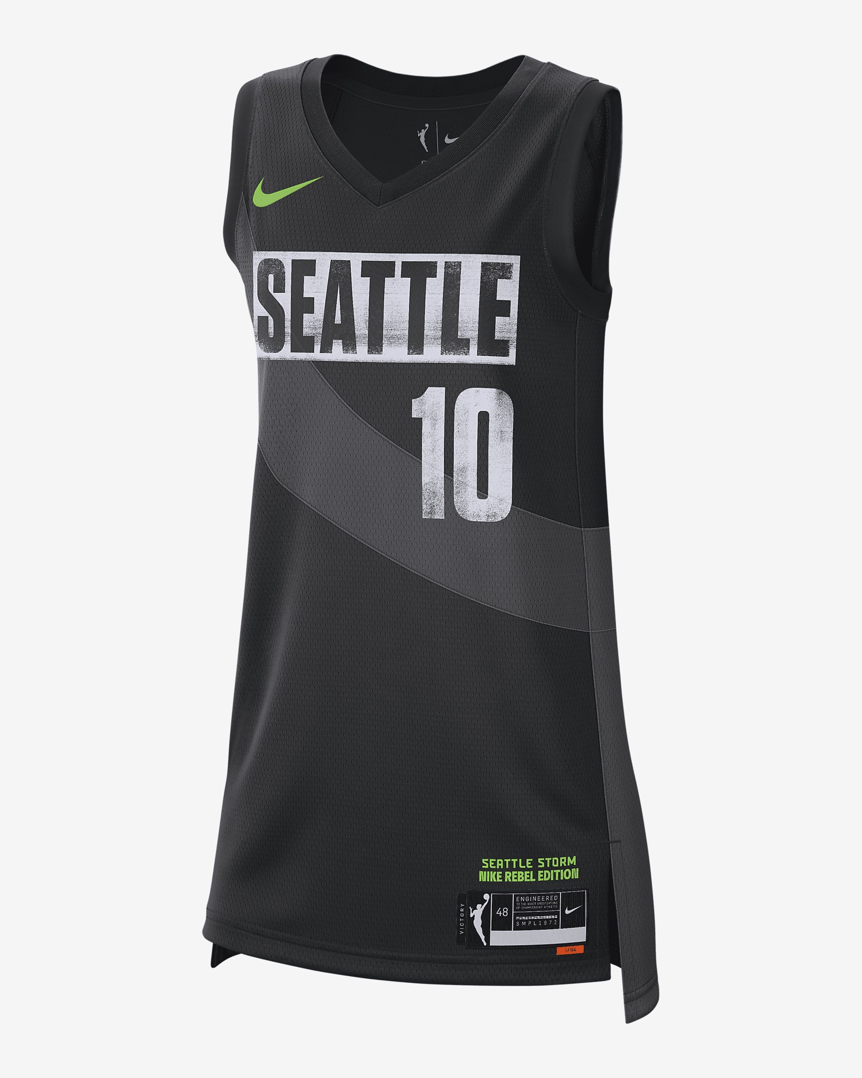 Seattle Storm Rebel Edition Nike Women's Dri-FIT WNBA Victory Jersey - 1