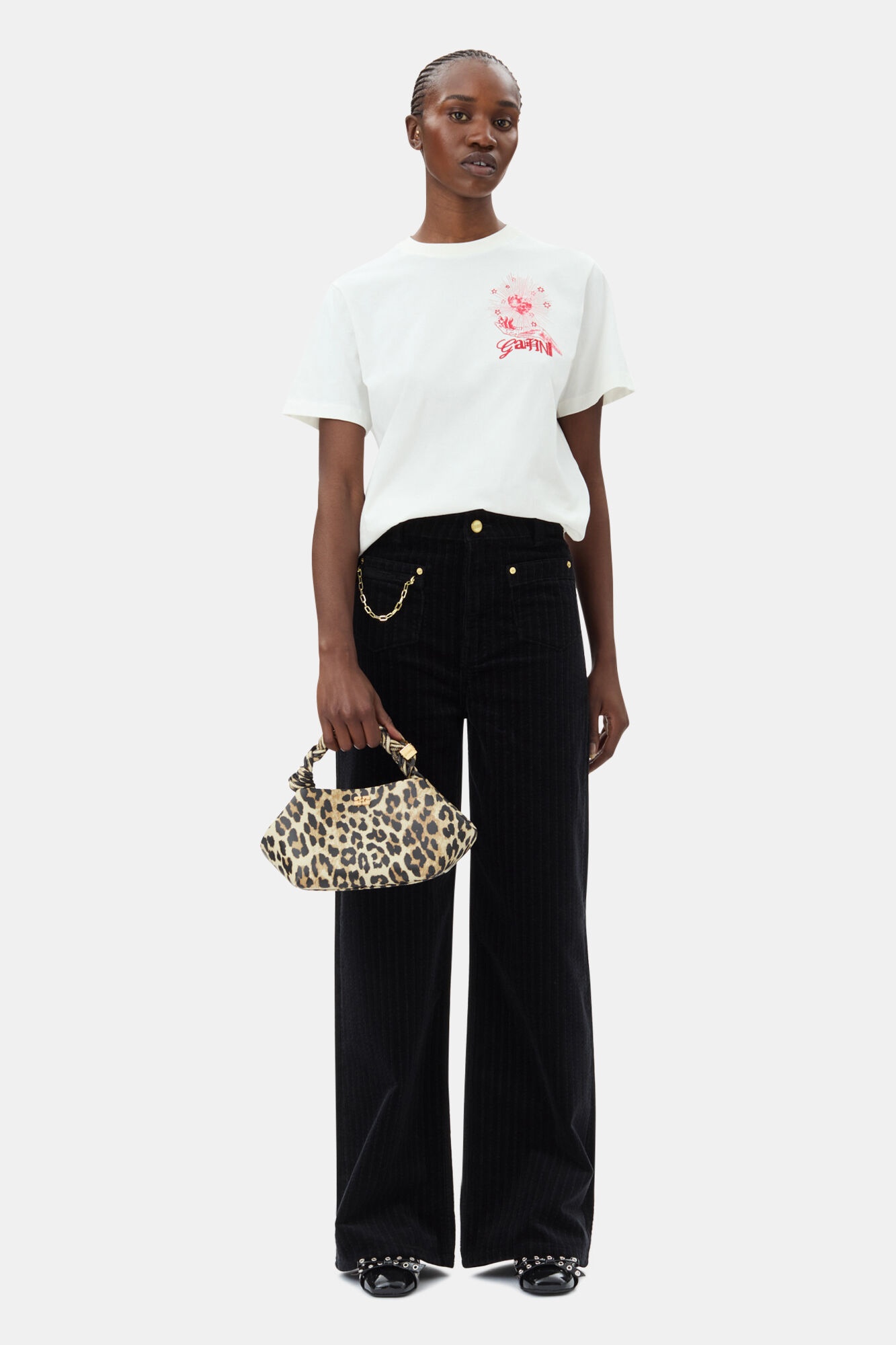 BLACK CORDUROY MAGNY PANTS - 2