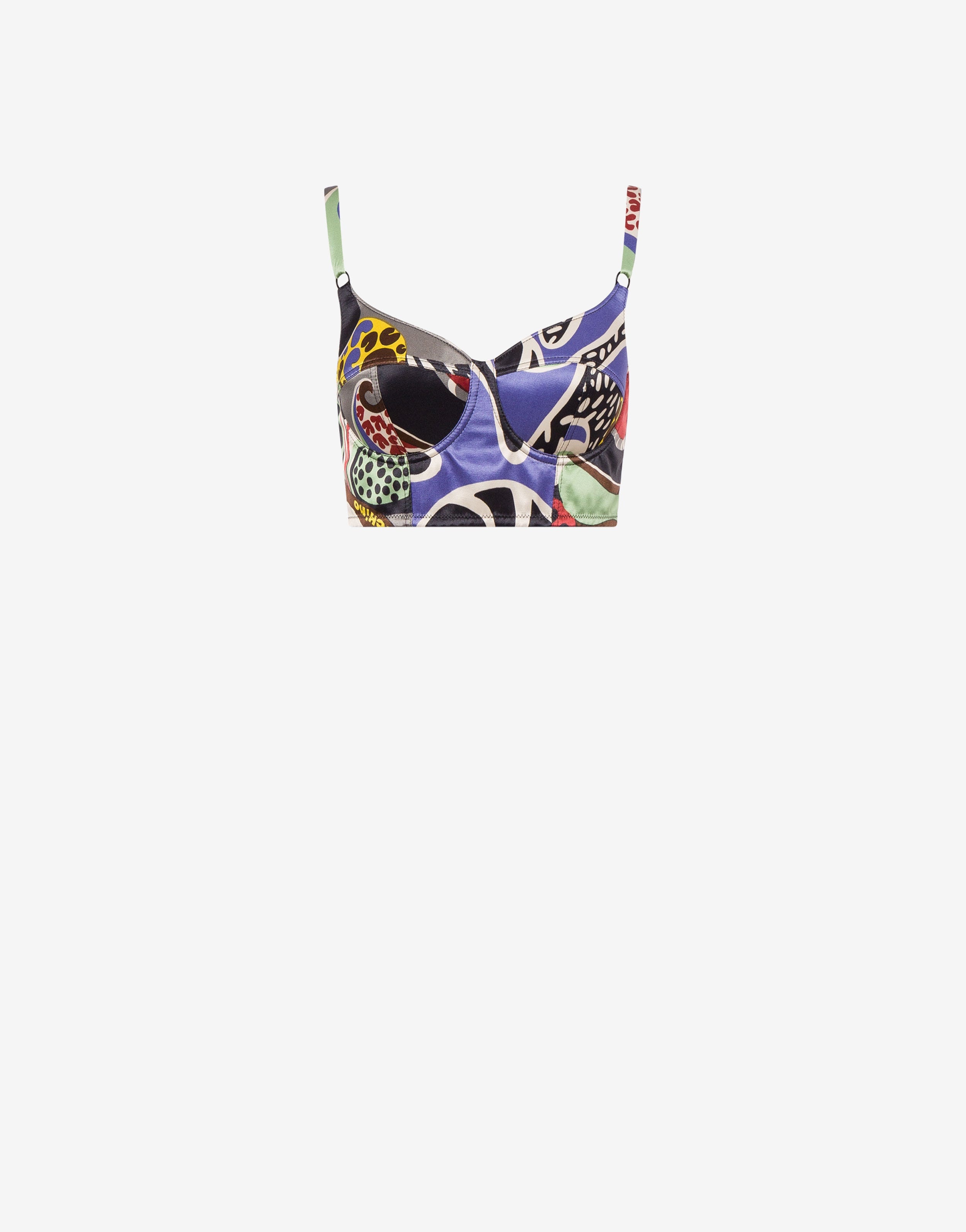 PSYCHEDELIC PRINT BRALETTE - 1