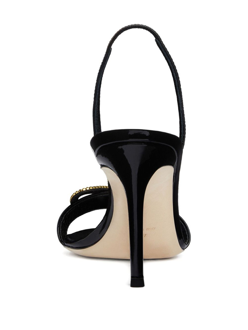 Zari bow-embellished slingback sandals 3