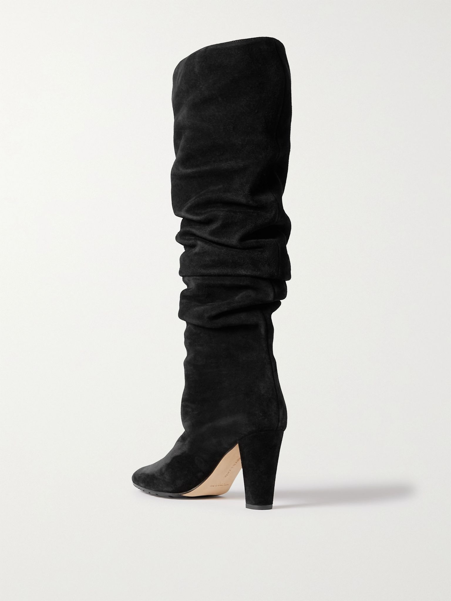 Calassohi 90 suede knee boots Black - 3
