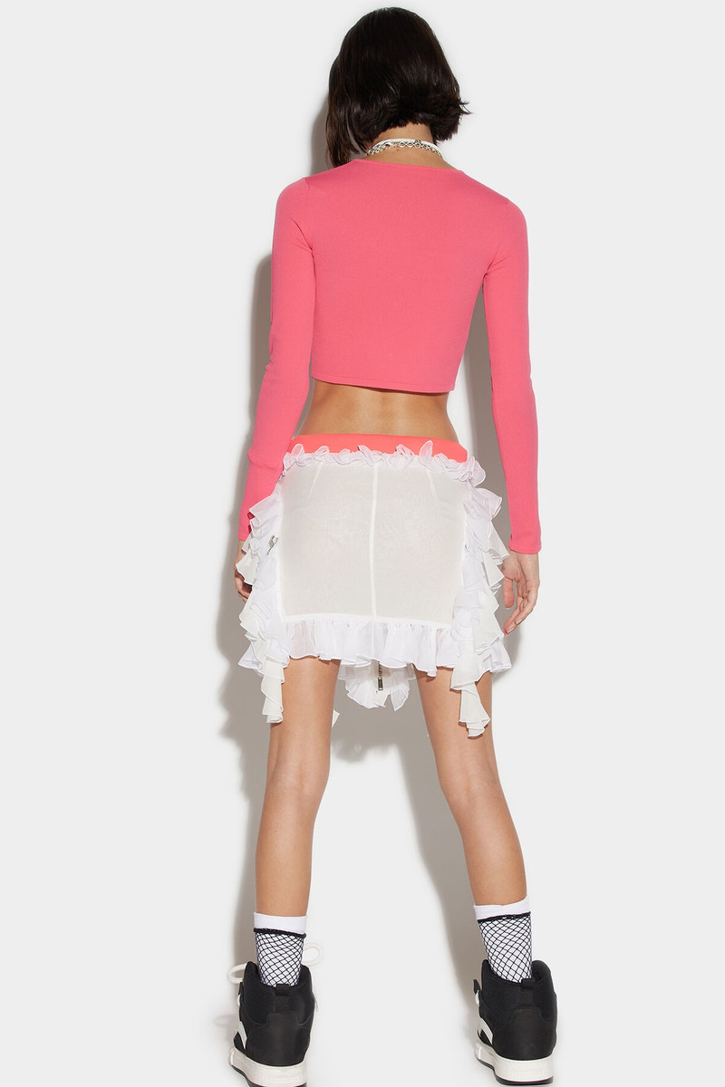 DSQUARED2 ZIPPED MINI SKIRT outlook