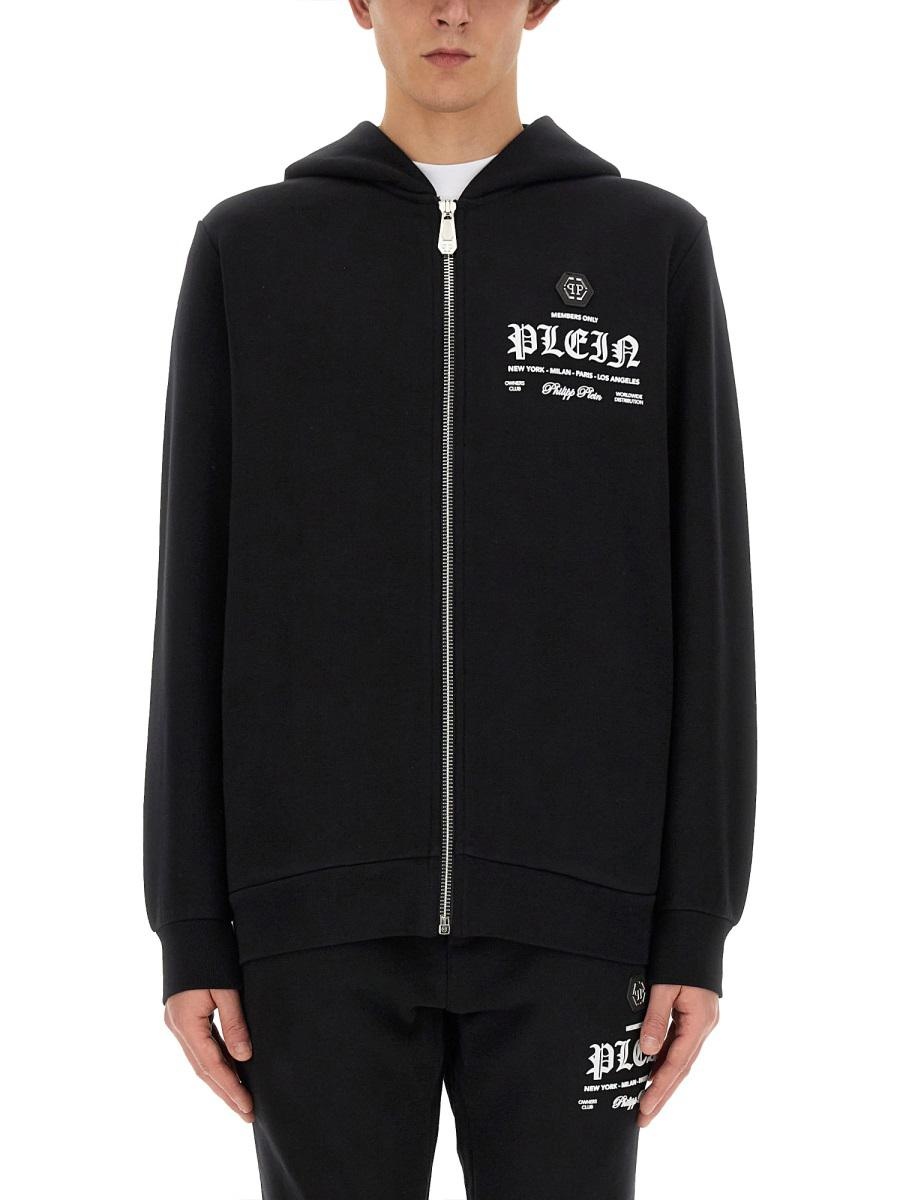 PHILIPP PLEIN PHILIPP PLEIN SWEATSHIRT WITH LOGO | baltini