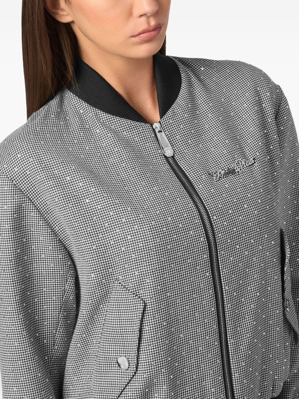 cropped bomber jacket - 5