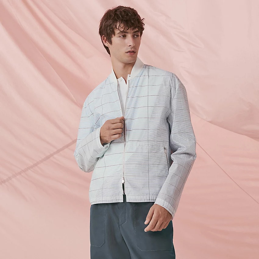 Printed straight cut jacket - 1