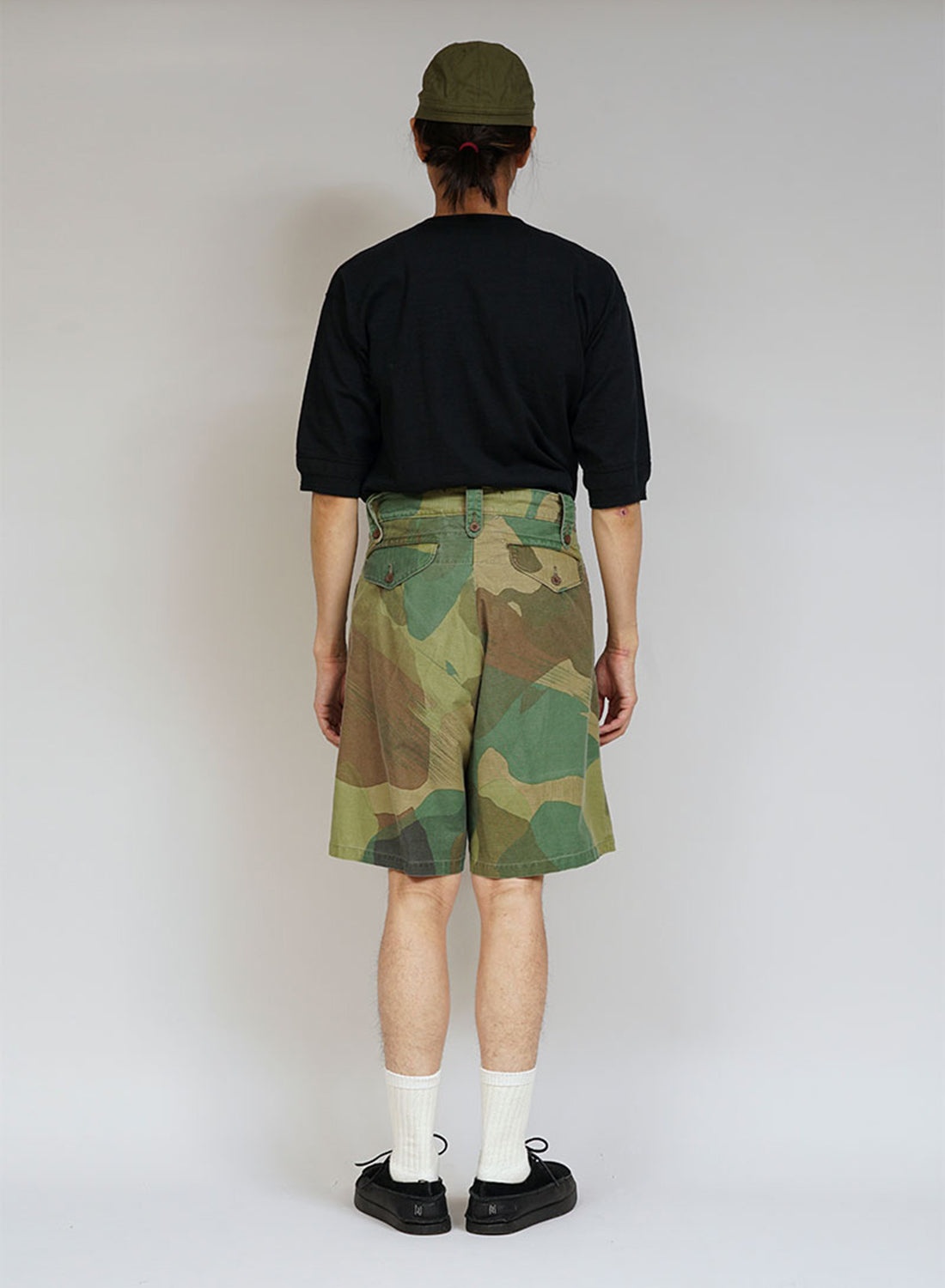 50s Battle Dress Short Camo in Green - 4