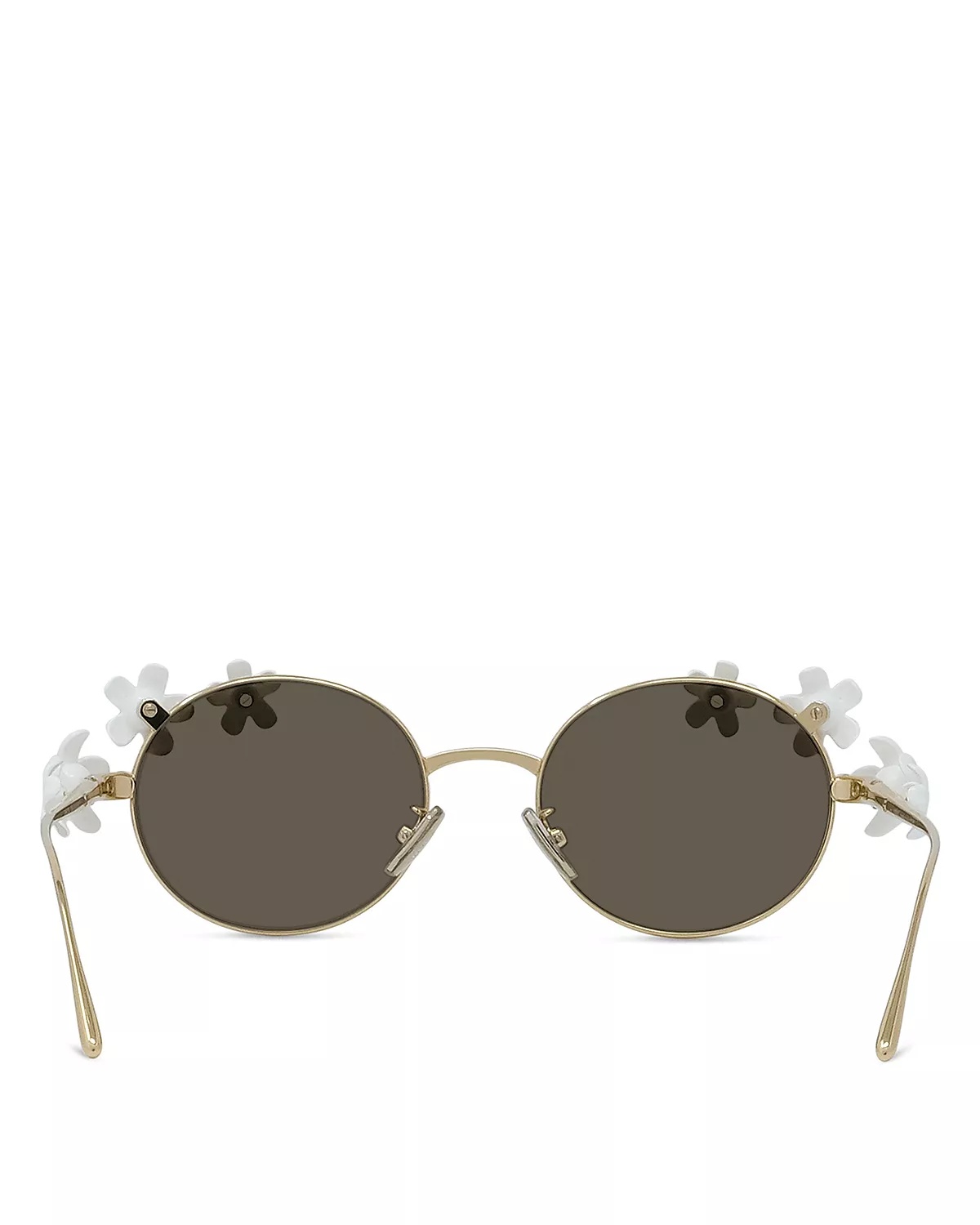 Signature Flower Framed Yellow Oval Sunglasses, 51mm - 8