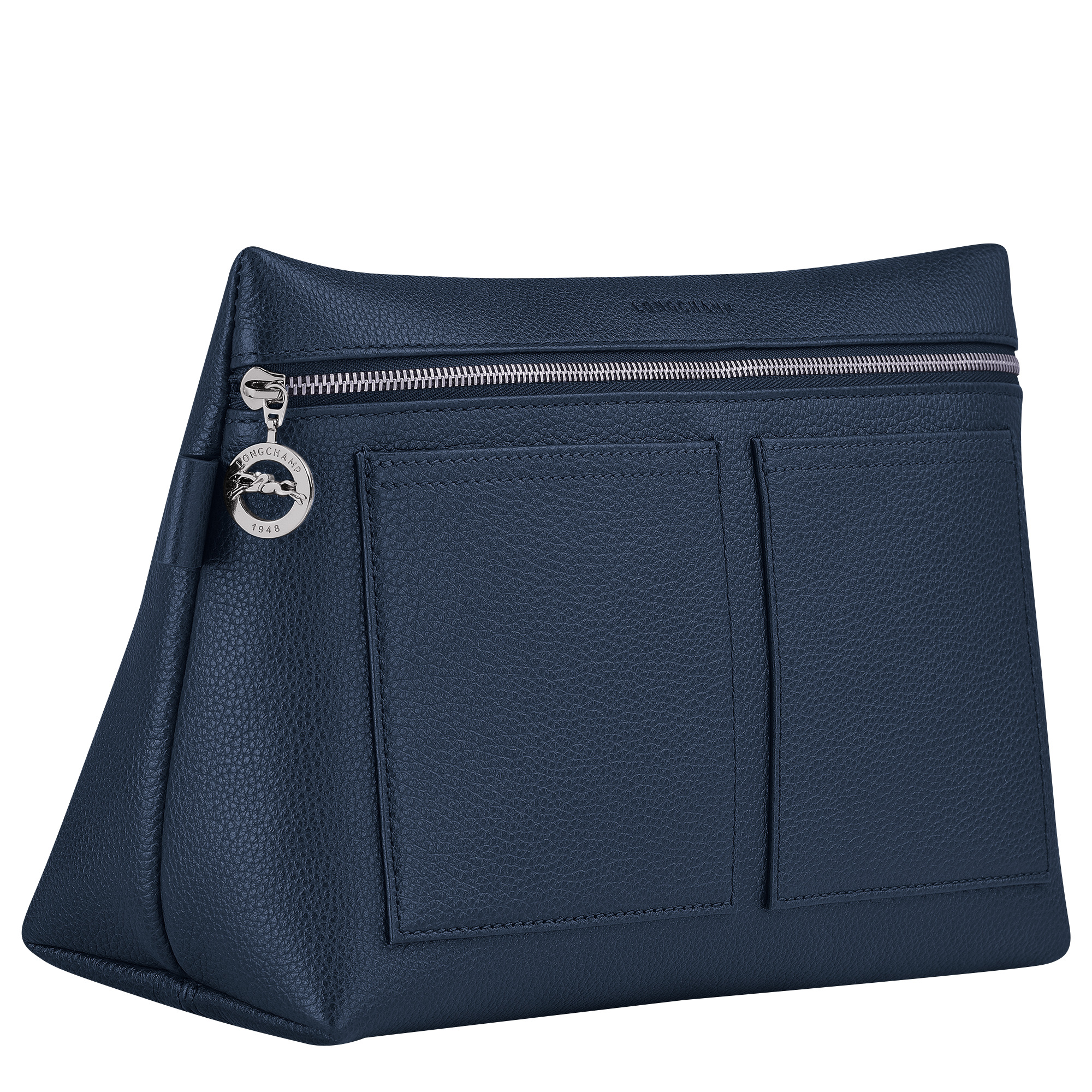 Le Foulonné Toiletry case Navy - Leather - 2