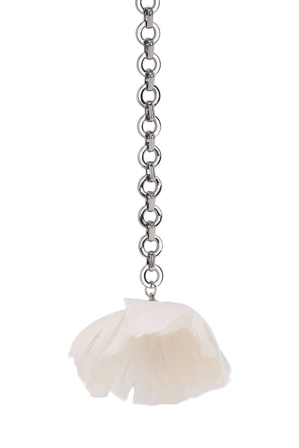 Feather Flower Chain Necklace - 2