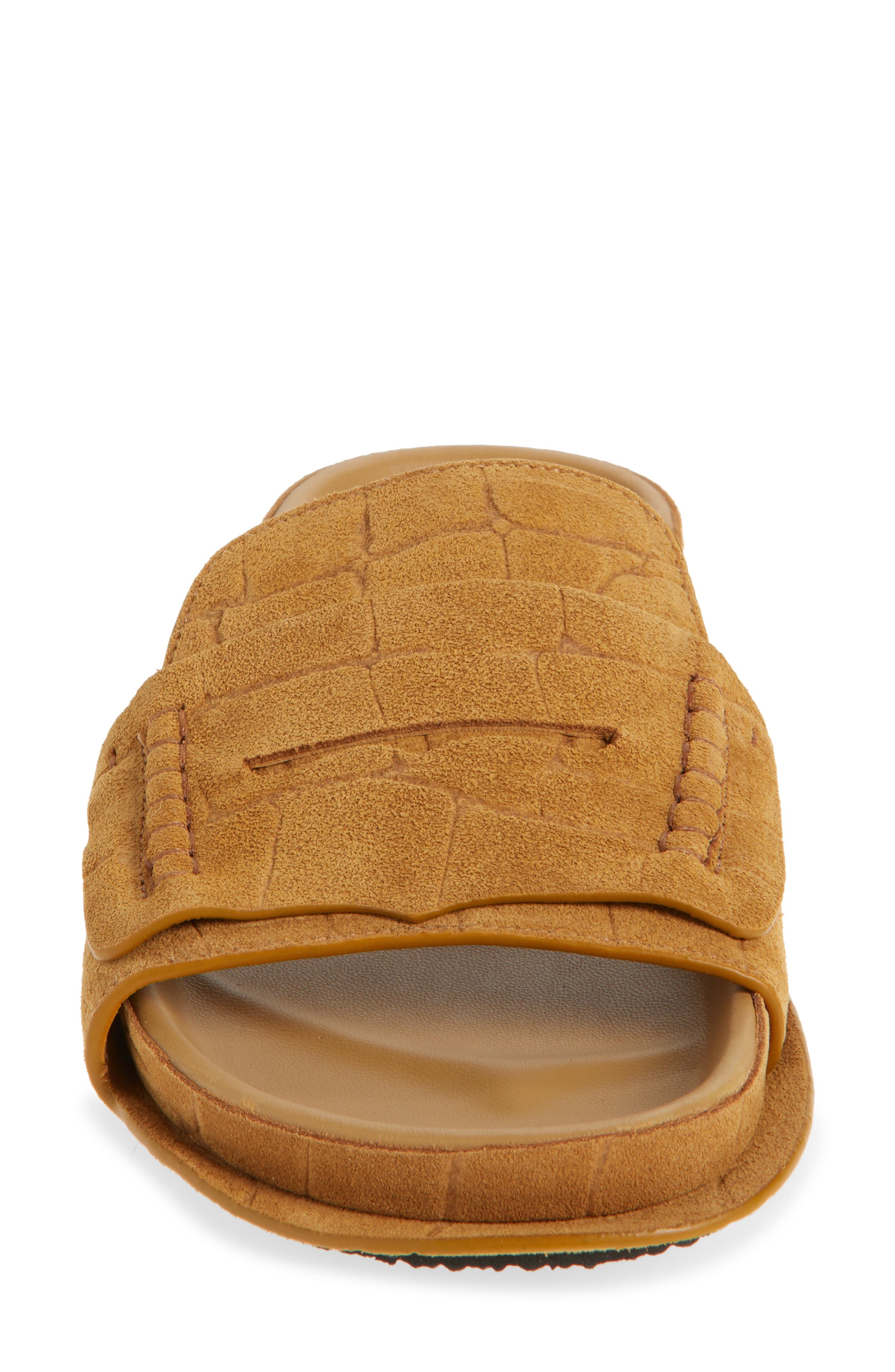 Jacquemus Les Sandales Mocassin Slide Sandal in Camel 830 at Nordstrom - 4