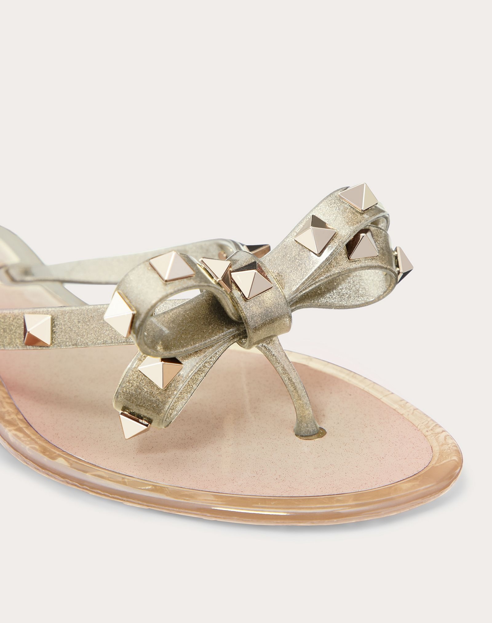 Rockstud Glittered Rubber Flip Flop - 5