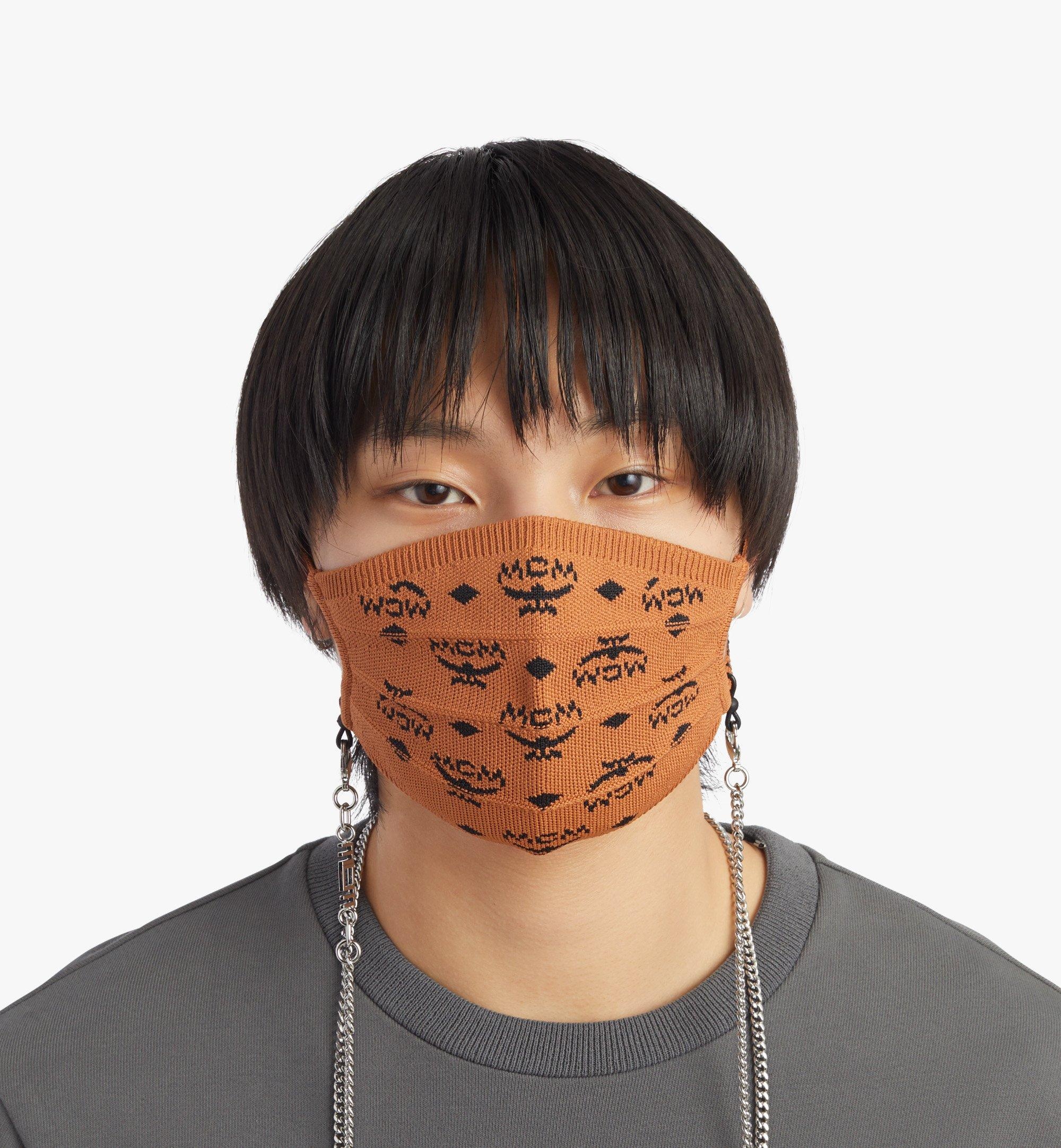 Monogram Knit Face Accessory with Chain - 3