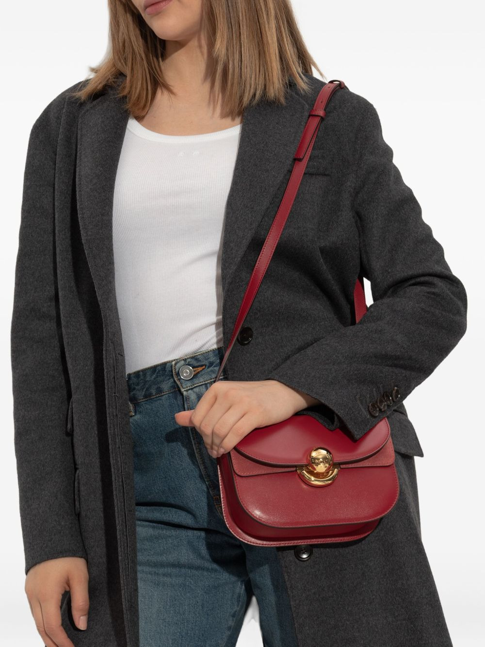 Sfera leather shoulder bag - 2