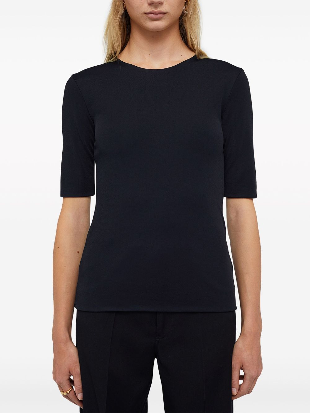 crew neck short-sleeved T-shirt - 3