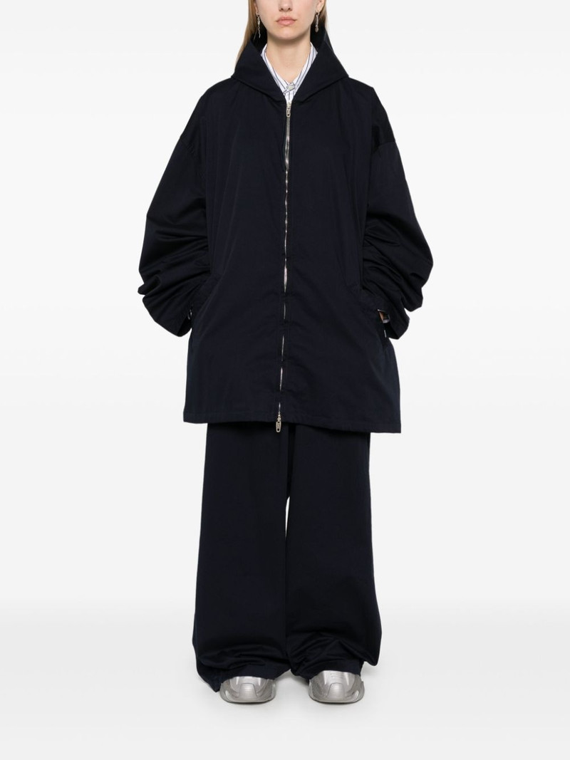 BALENCIAGA zip-up hooded jacket outlook