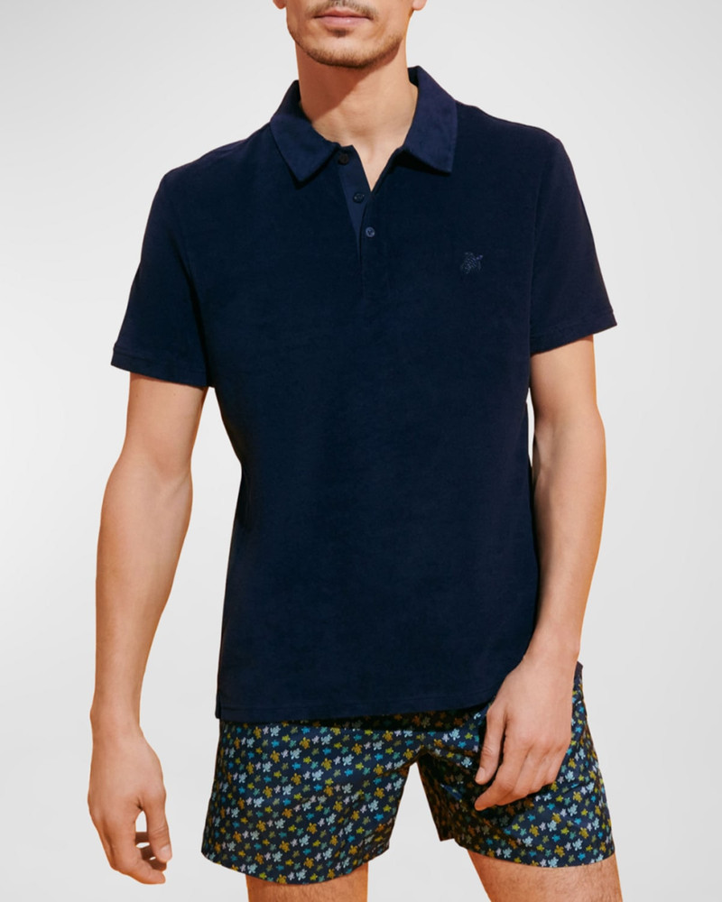Vilebrequin Men's Organic Terry Polo Shirt outlook