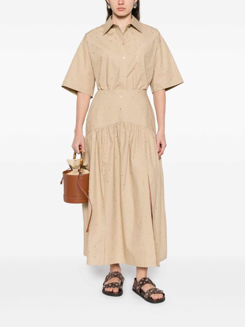 Sandro embellished A-line skirt outlook