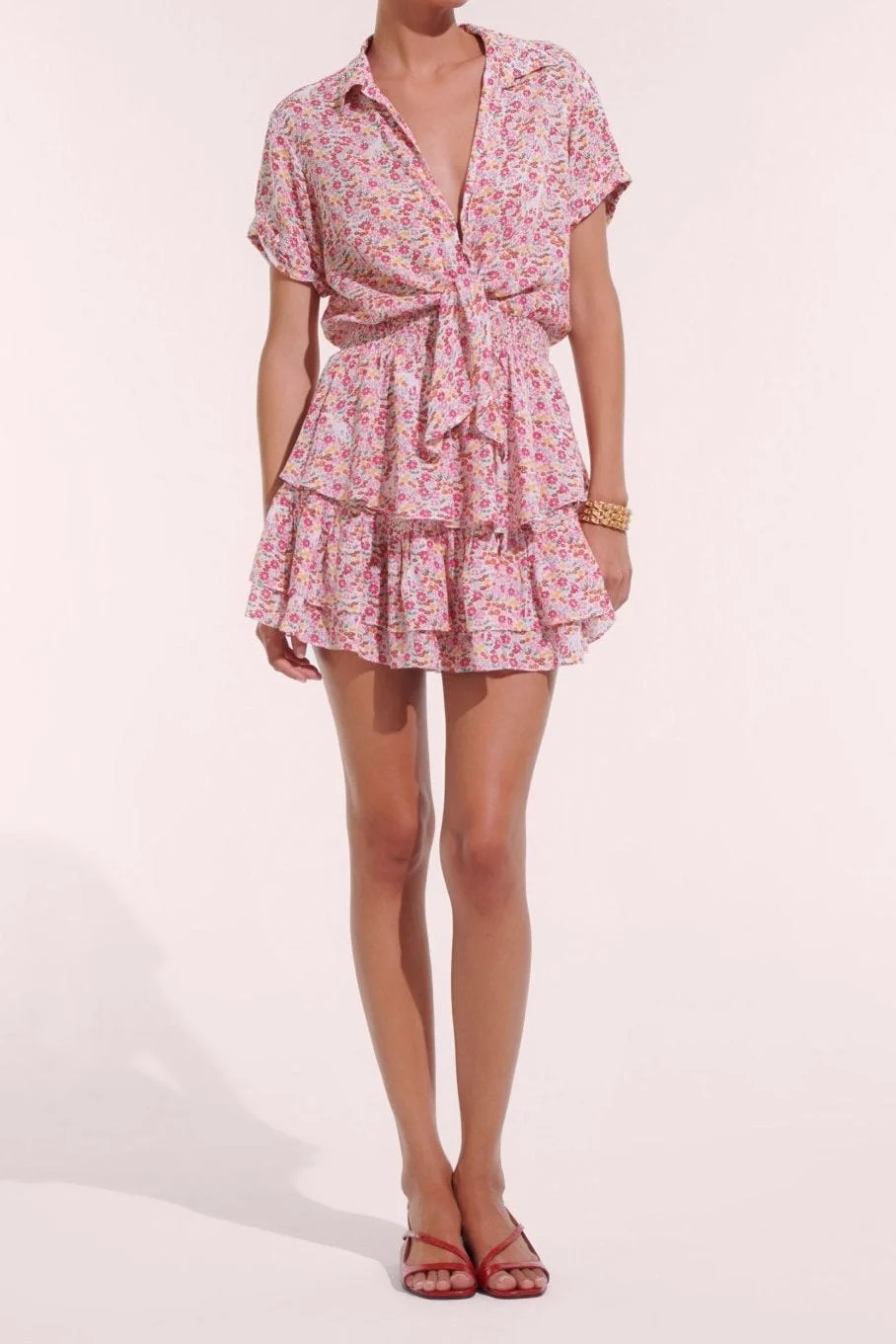 Mini Dress Brenda - Pink Jardin - 1